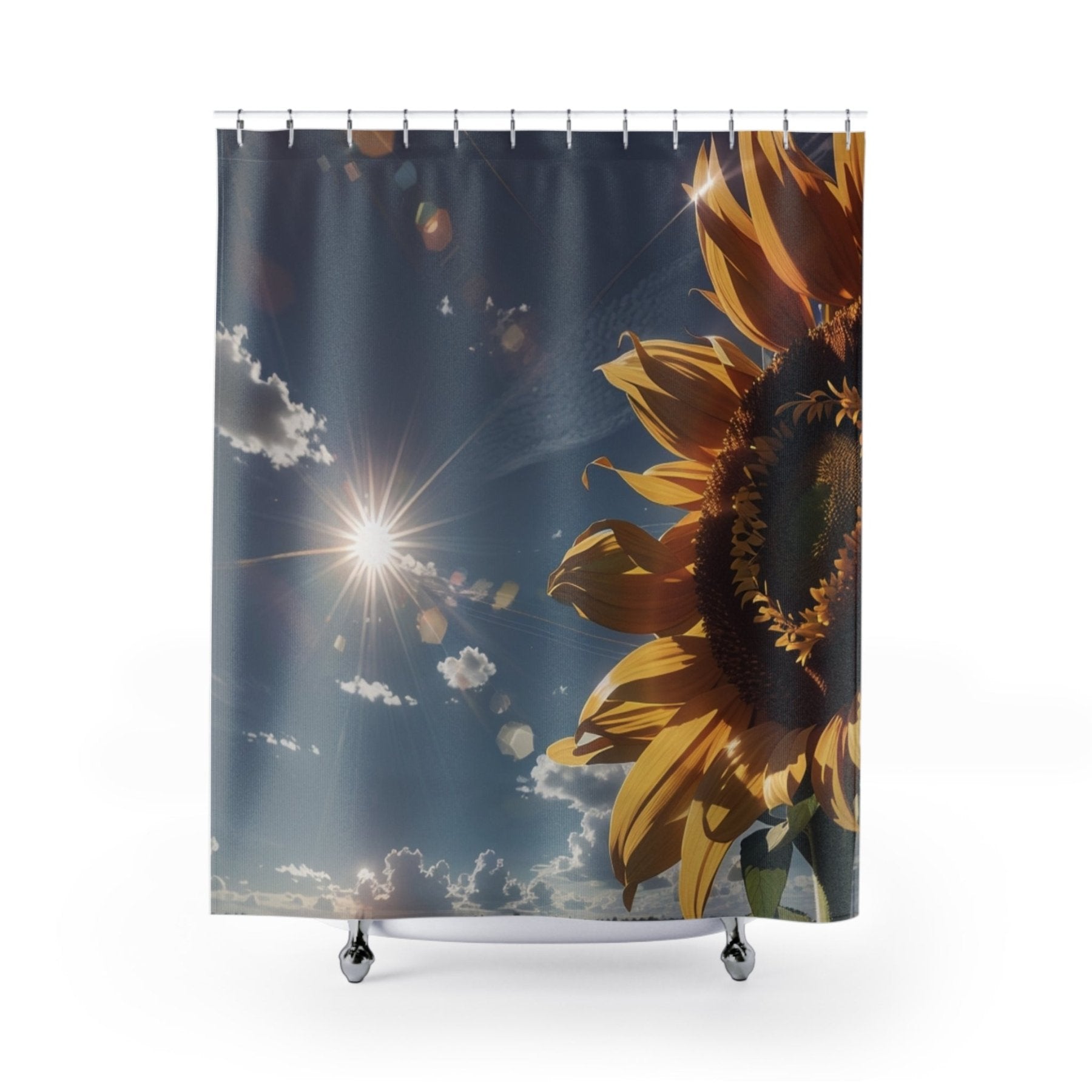 Shower Curtain, Sunflower [18] - Janlyn's Crafts