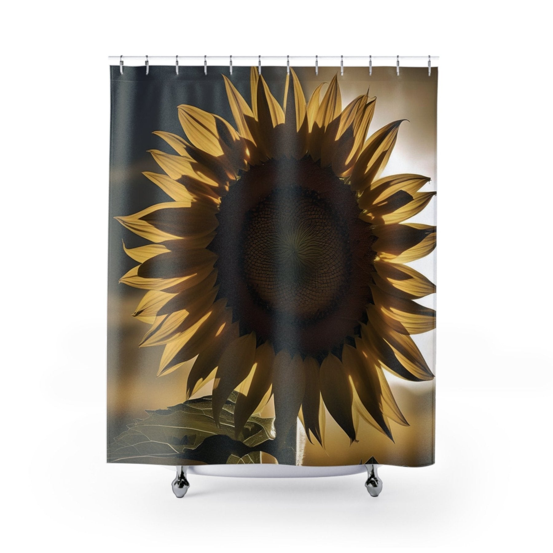 Shower Curtain, Sunflower [19] - Janlyn's Crafts