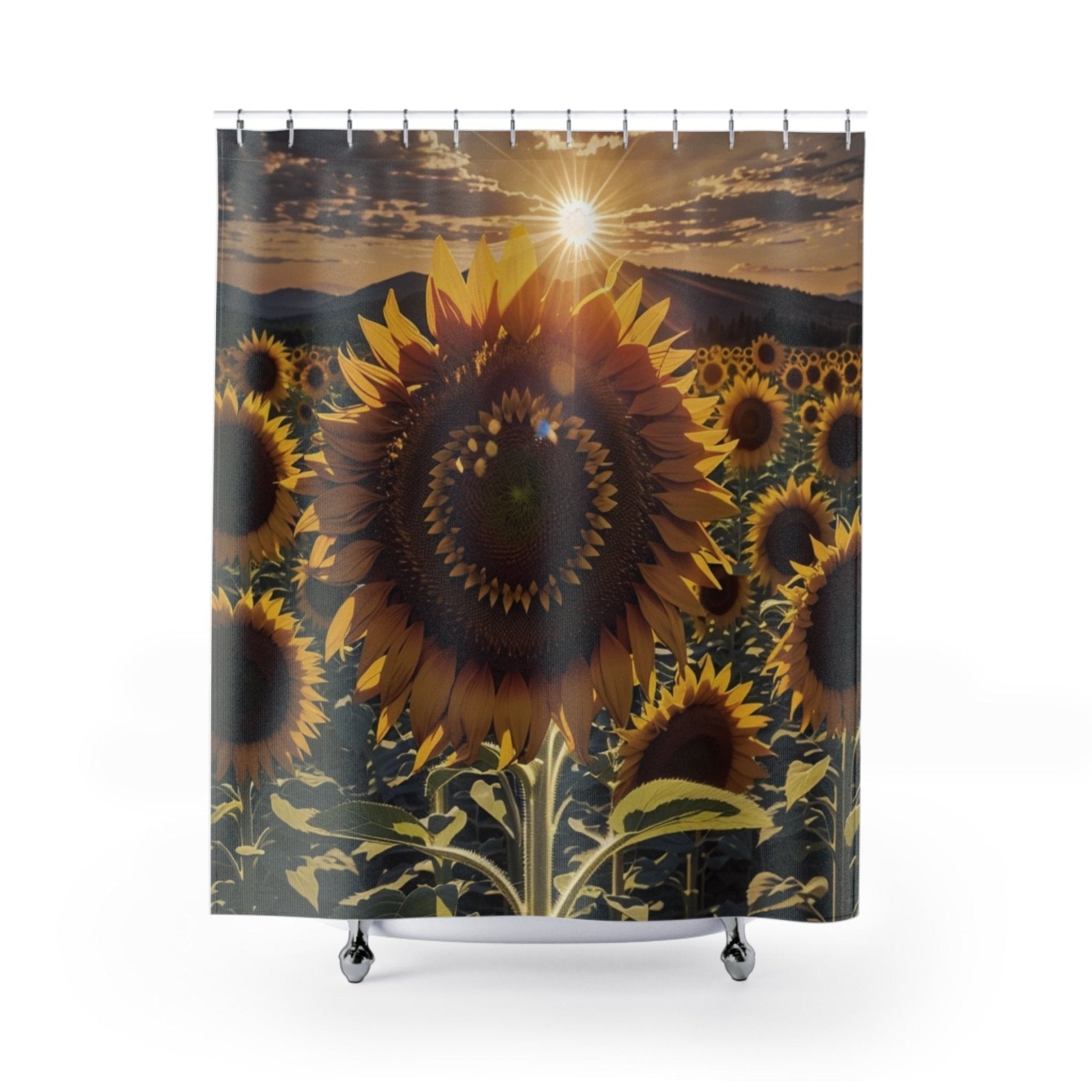 Shower Curtain, Sunflower [20] - Janlyn's Crafts