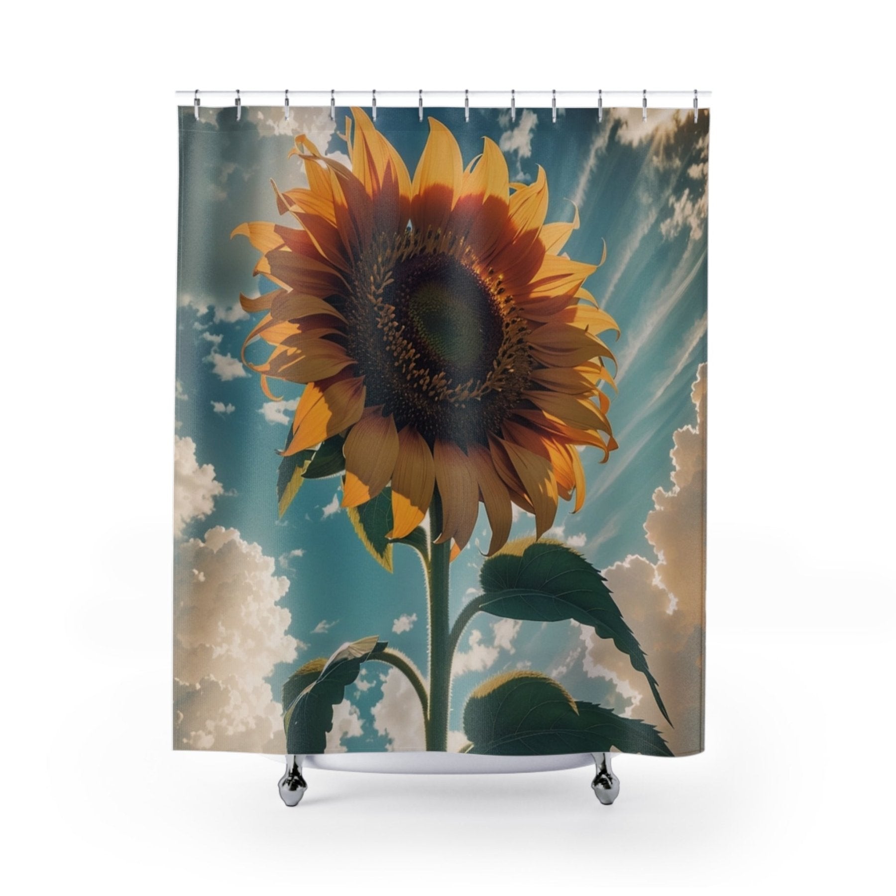 Shower Curtain, Sunflower [21] - Janlyn's Crafts