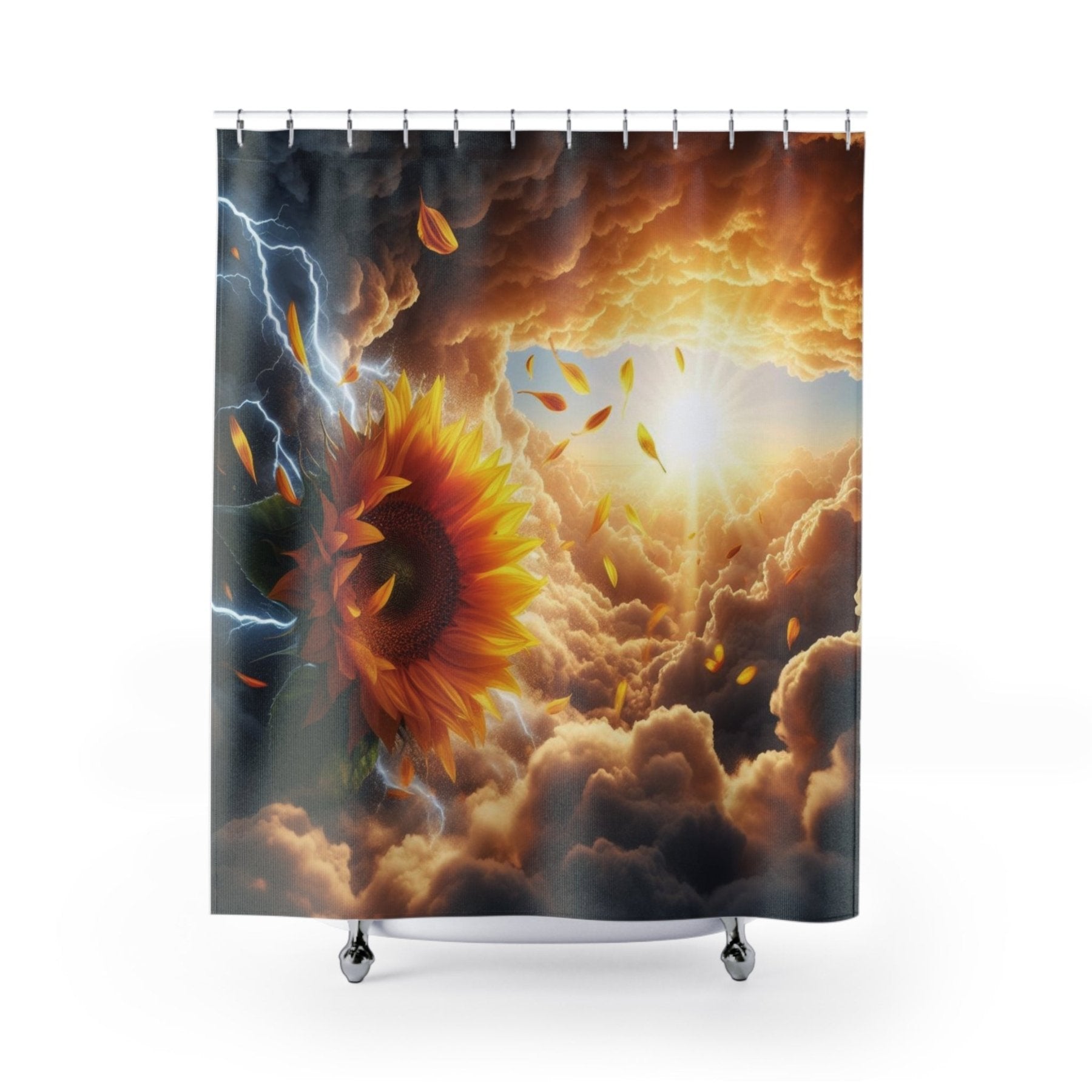 Shower Curtain, Sunflower [4] - Janlyn's Crafts