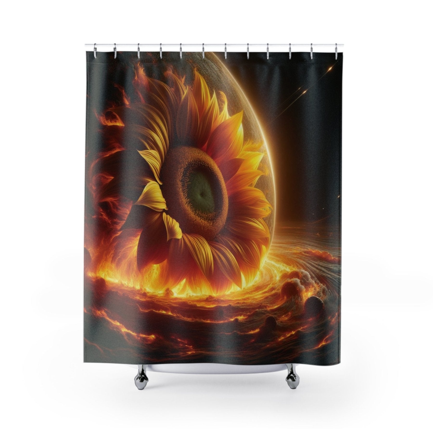 Shower Curtain, Sunflower [5] - Janlyn's Crafts