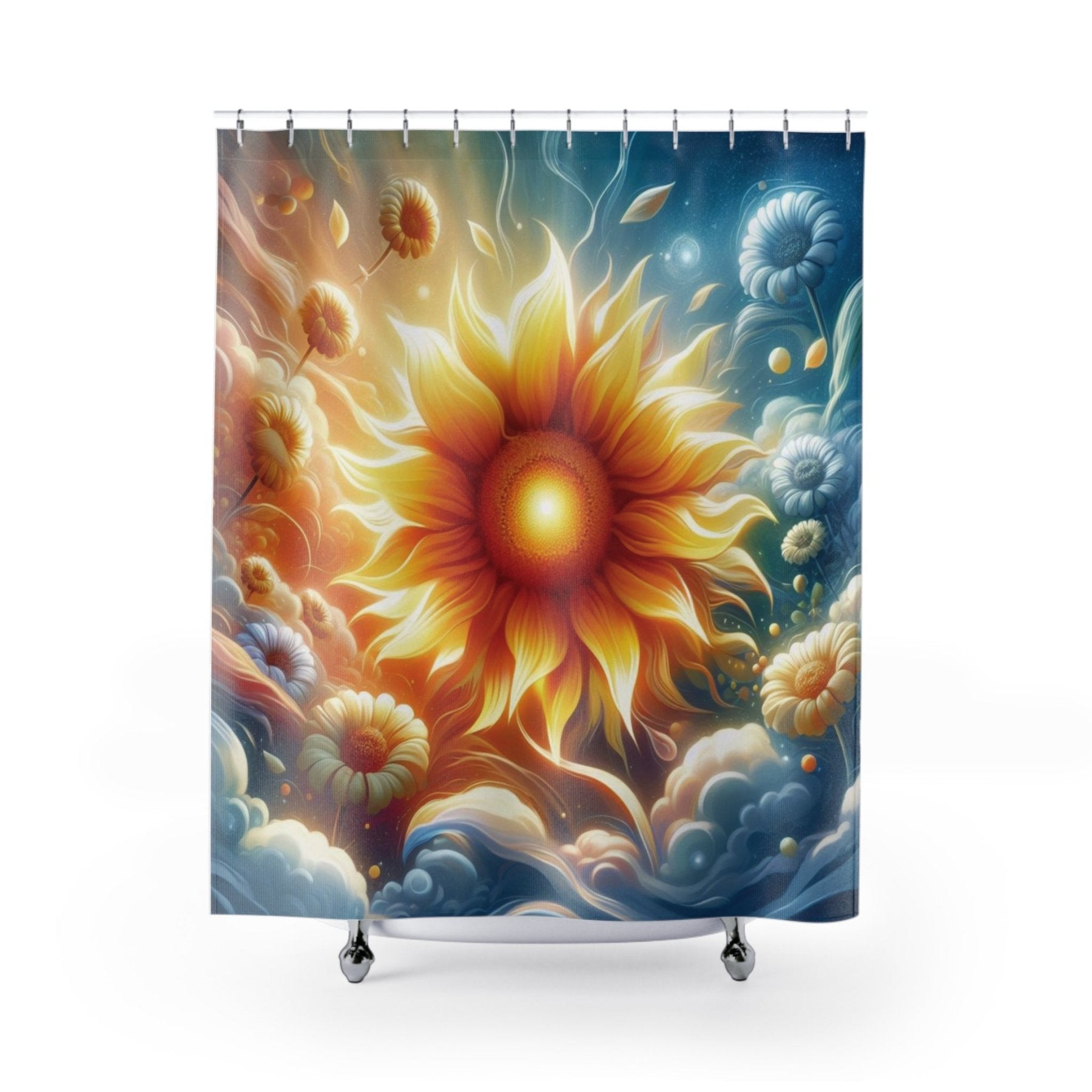 Shower Curtain, Sunflower [8] - Janlyn's Crafts