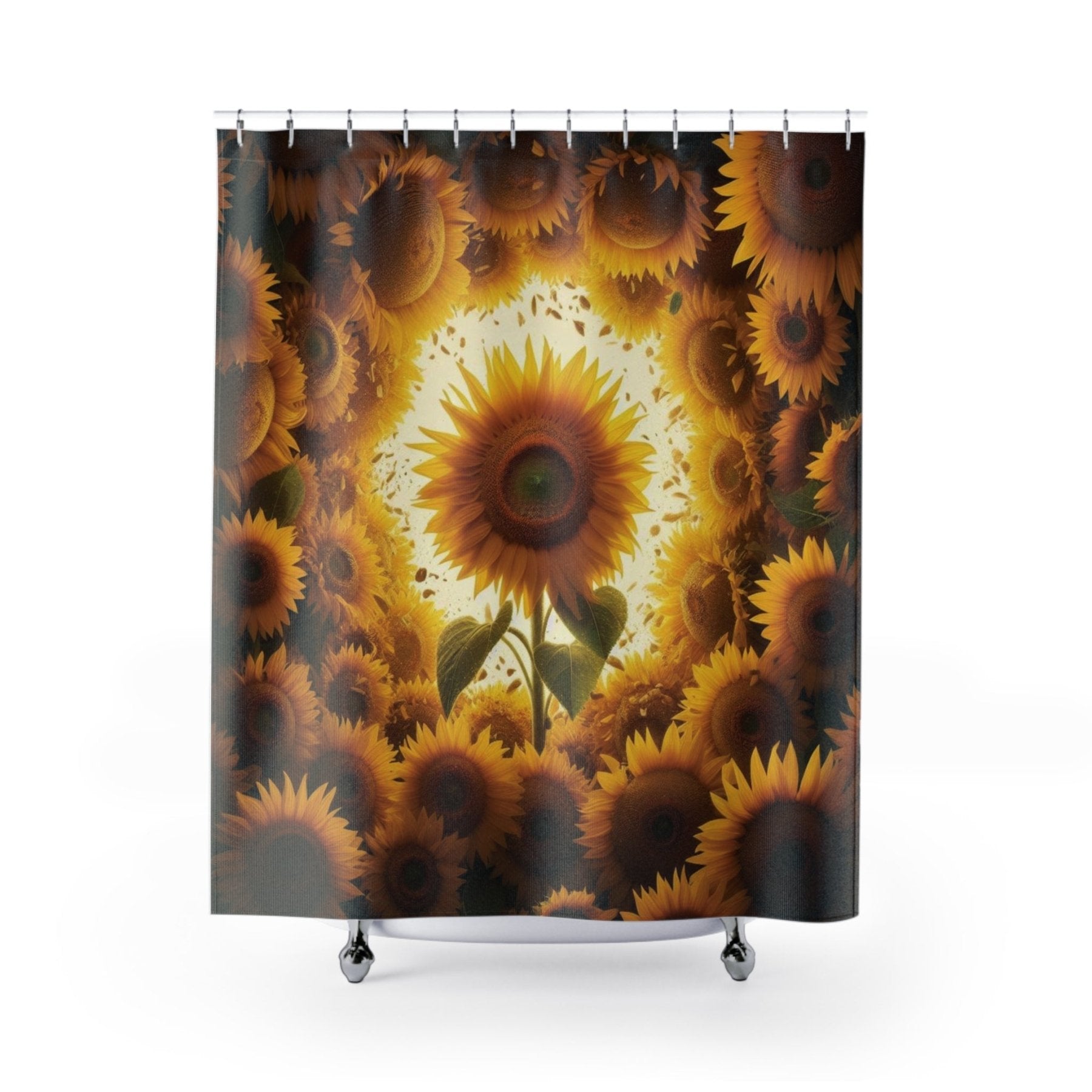 Shower Curtain, Sunflower [9] - Janlyn's Crafts