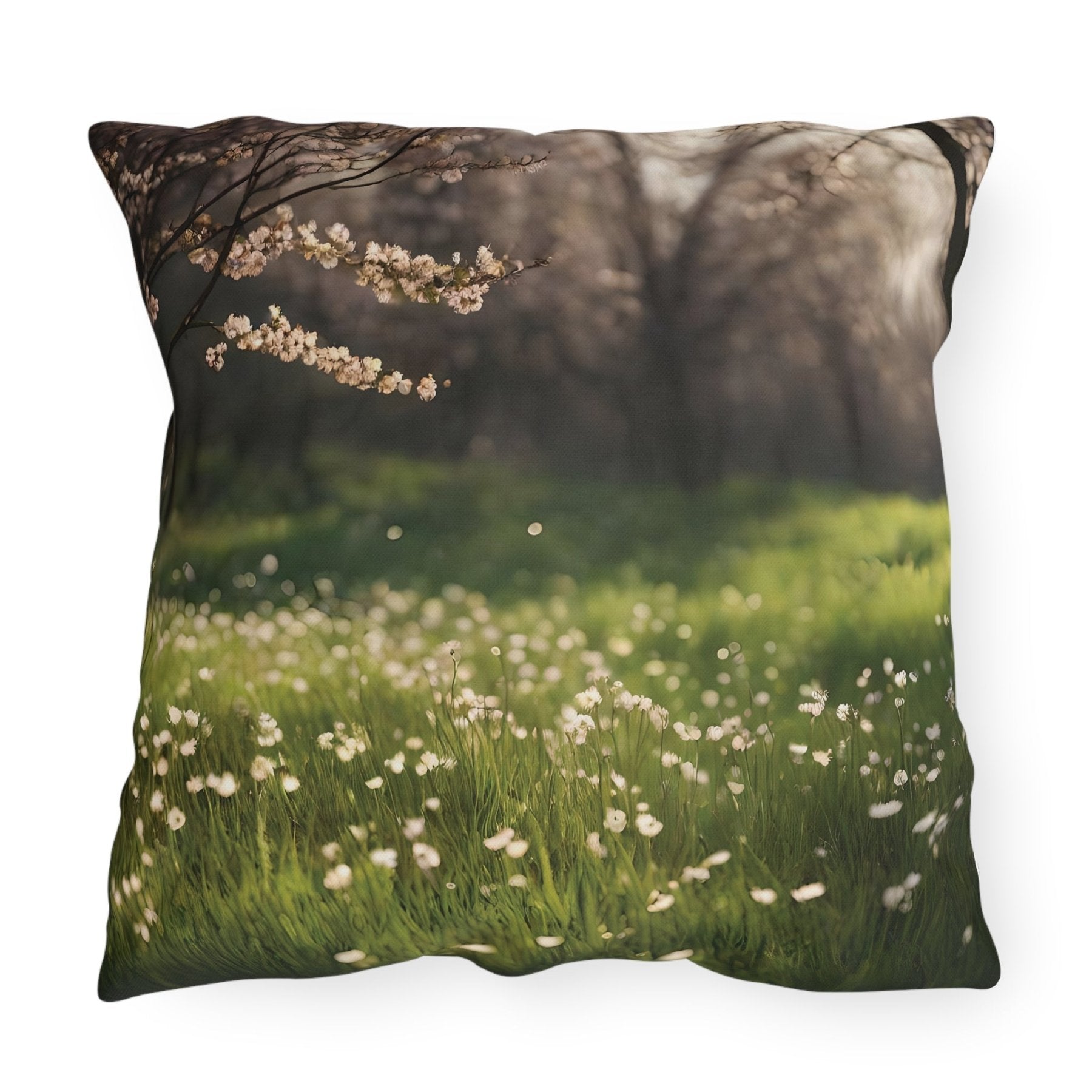 Spring Flowers Outdoor Pillow, Qty 1, (15) - Janlyn's Crafts