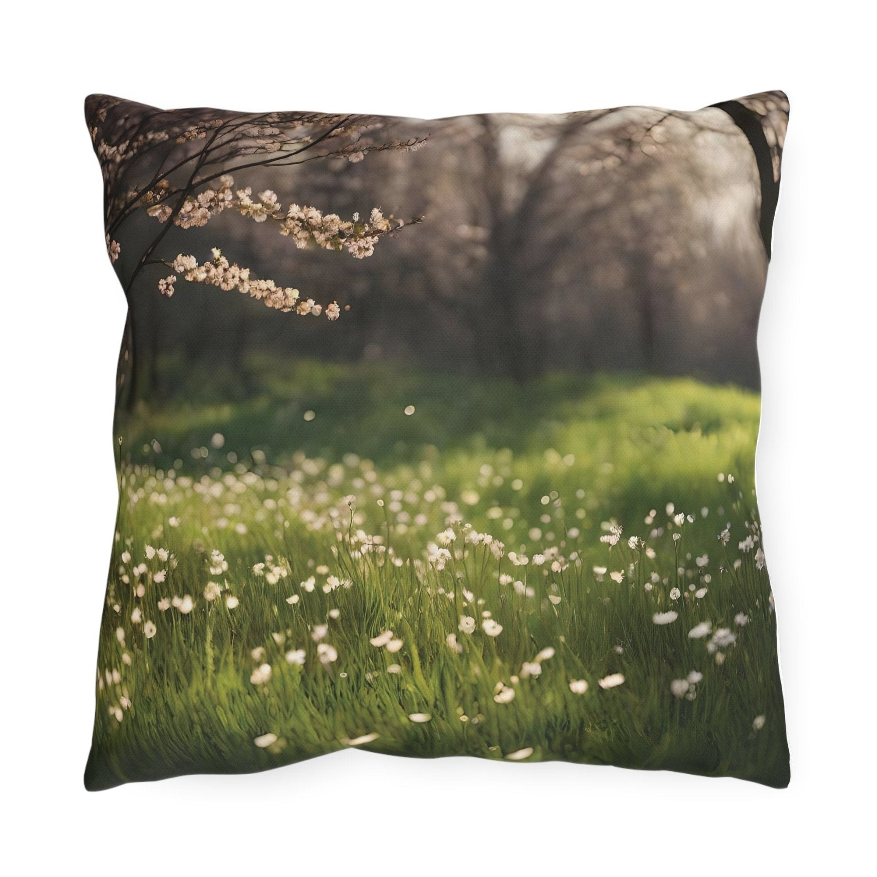 Spring Flowers Outdoor Pillow, Qty 1, (15) - Janlyn's Crafts