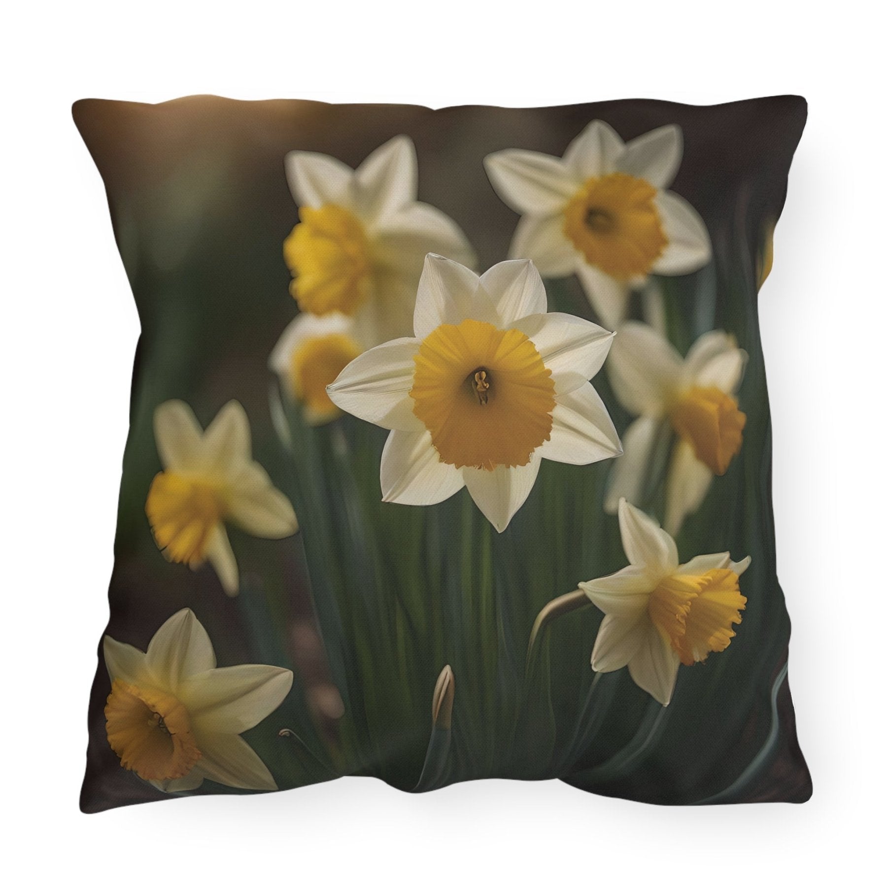 Spring Flowers Outdoor Pillow, Qty 1, (2) - Janlyn's Crafts