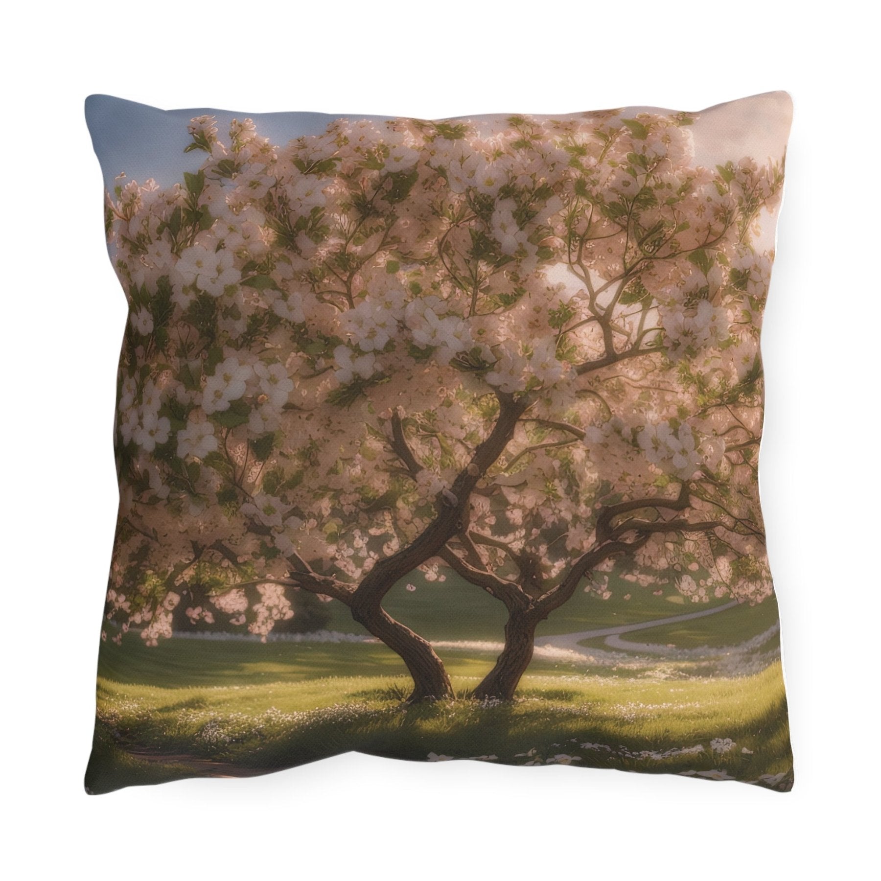 Spring Flowers Outdoor Pillow, Qty 1, (6) - Janlyn's Crafts