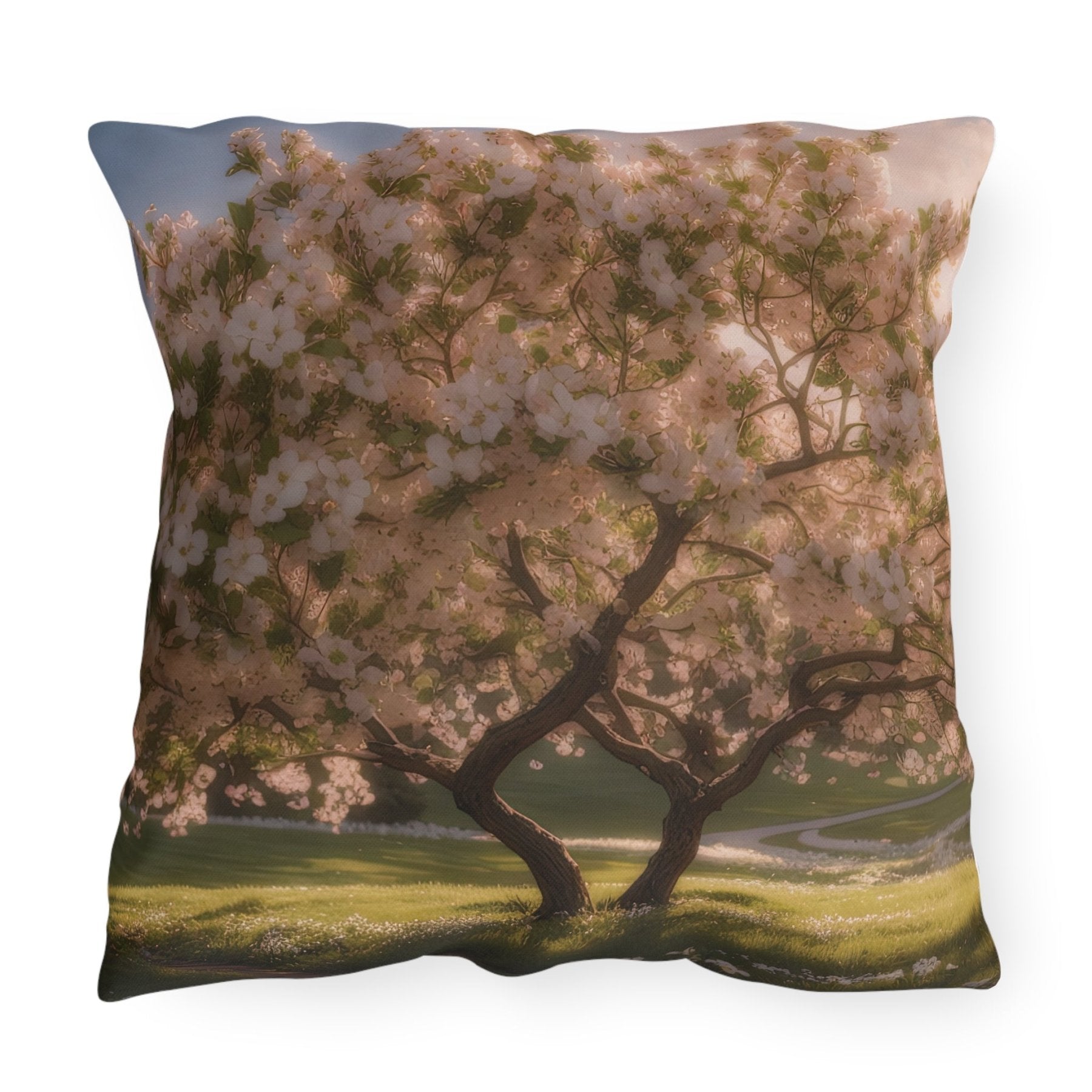 Spring Flowers Outdoor Pillow, Qty 1, (6) - Janlyn's Crafts