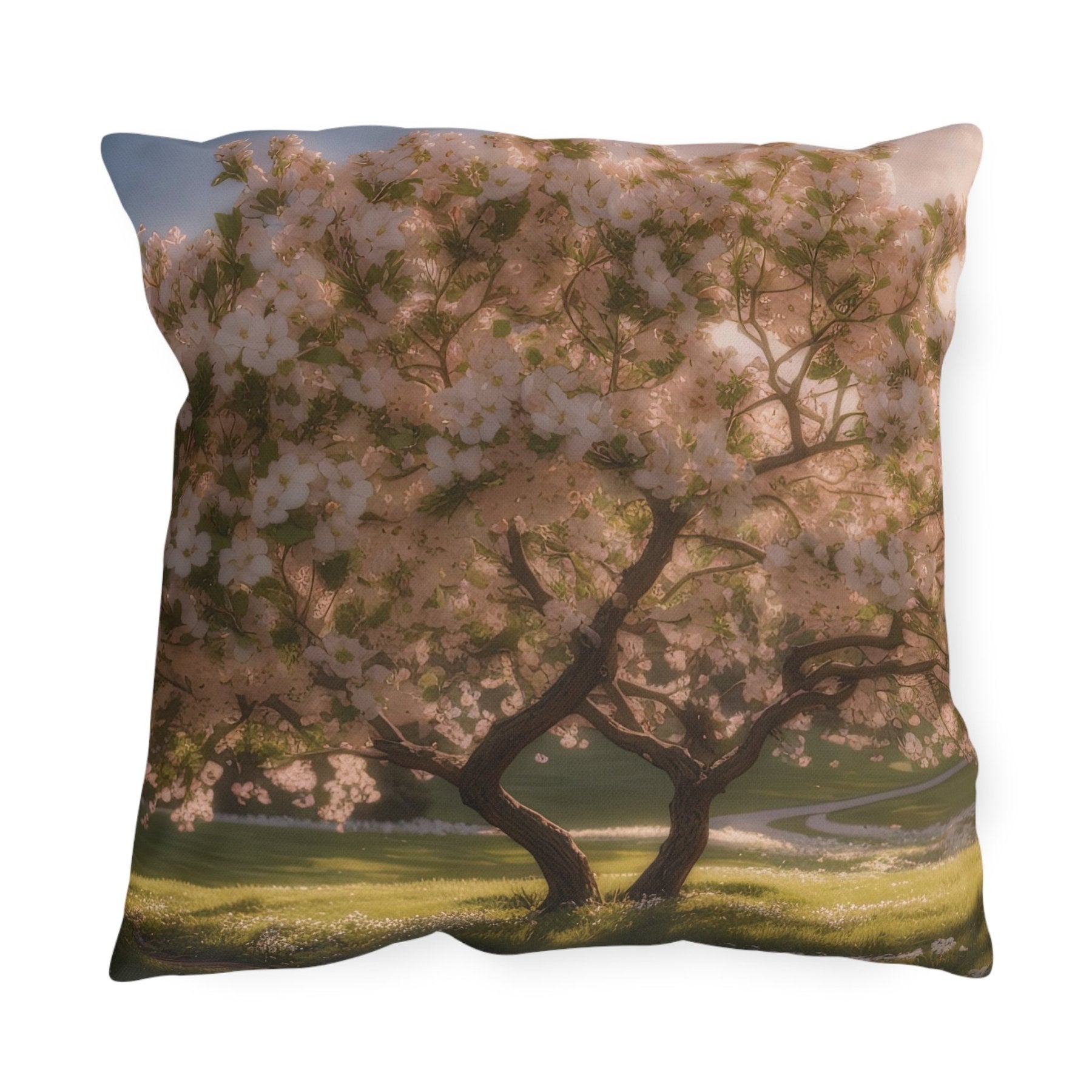 Spring Flowers Outdoor Pillow, Qty 1, (6) - Janlyn's Crafts