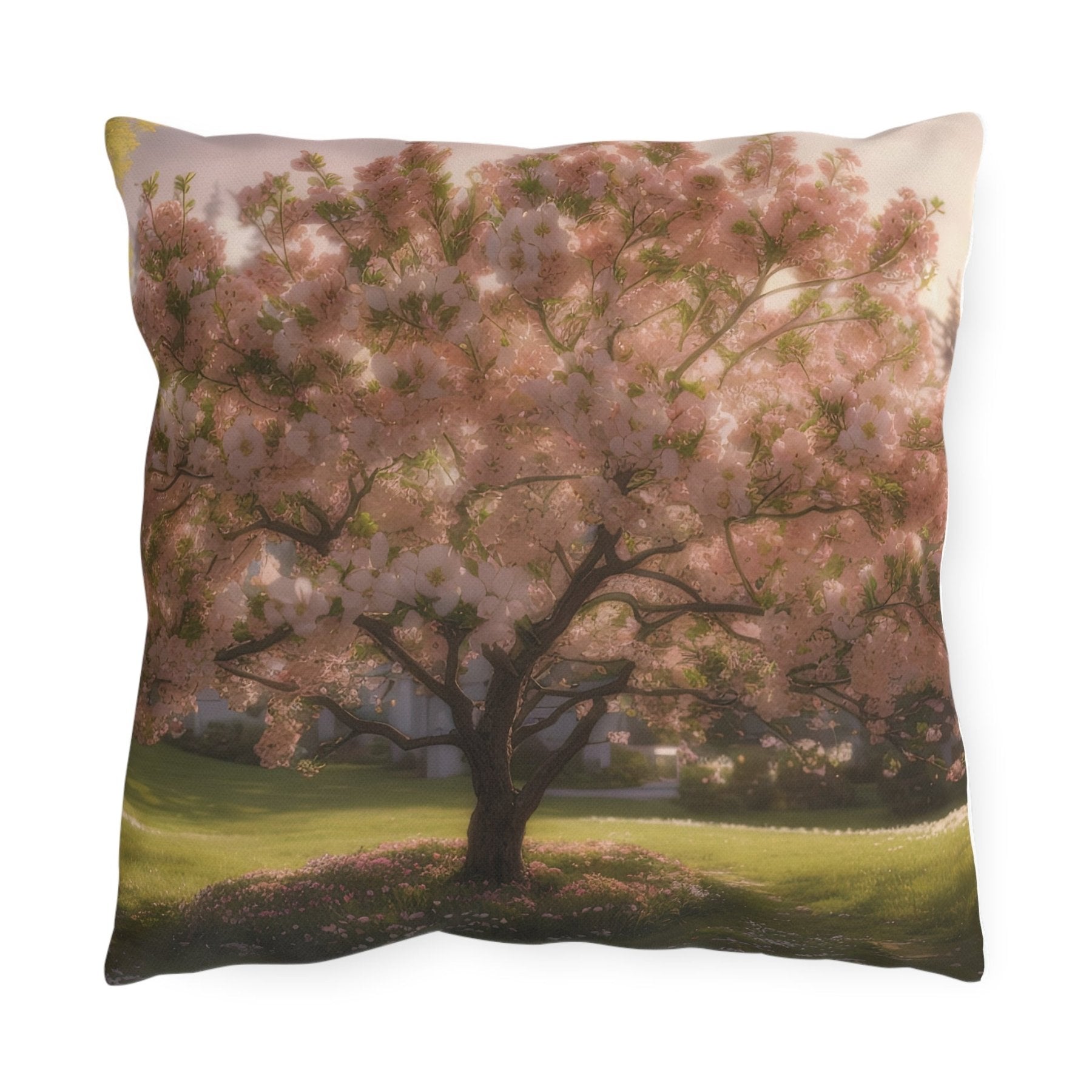 Spring Flowers Outdoor Pillow, Qty 1, (7) - Janlyn's Crafts