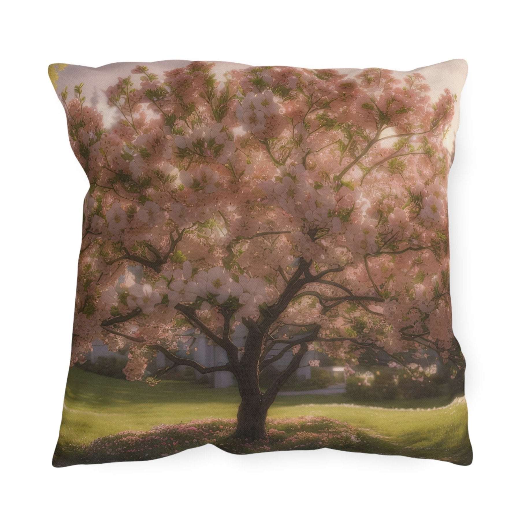 Spring Flowers Outdoor Pillow, Qty 1, (7) - Janlyn's Crafts