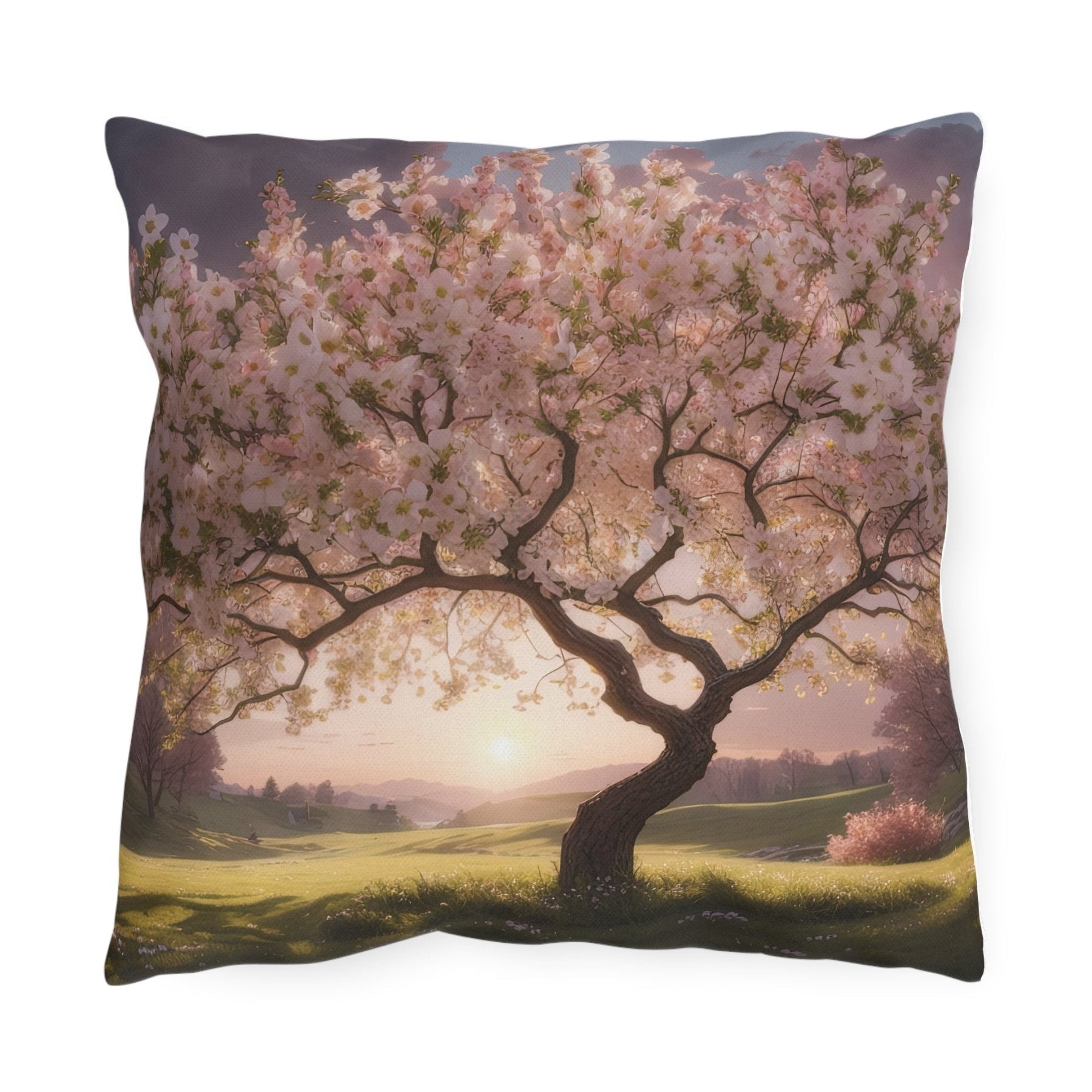 Spring Flowers Outdoor Pillow, Qty 1, (8) - Janlyn's Crafts