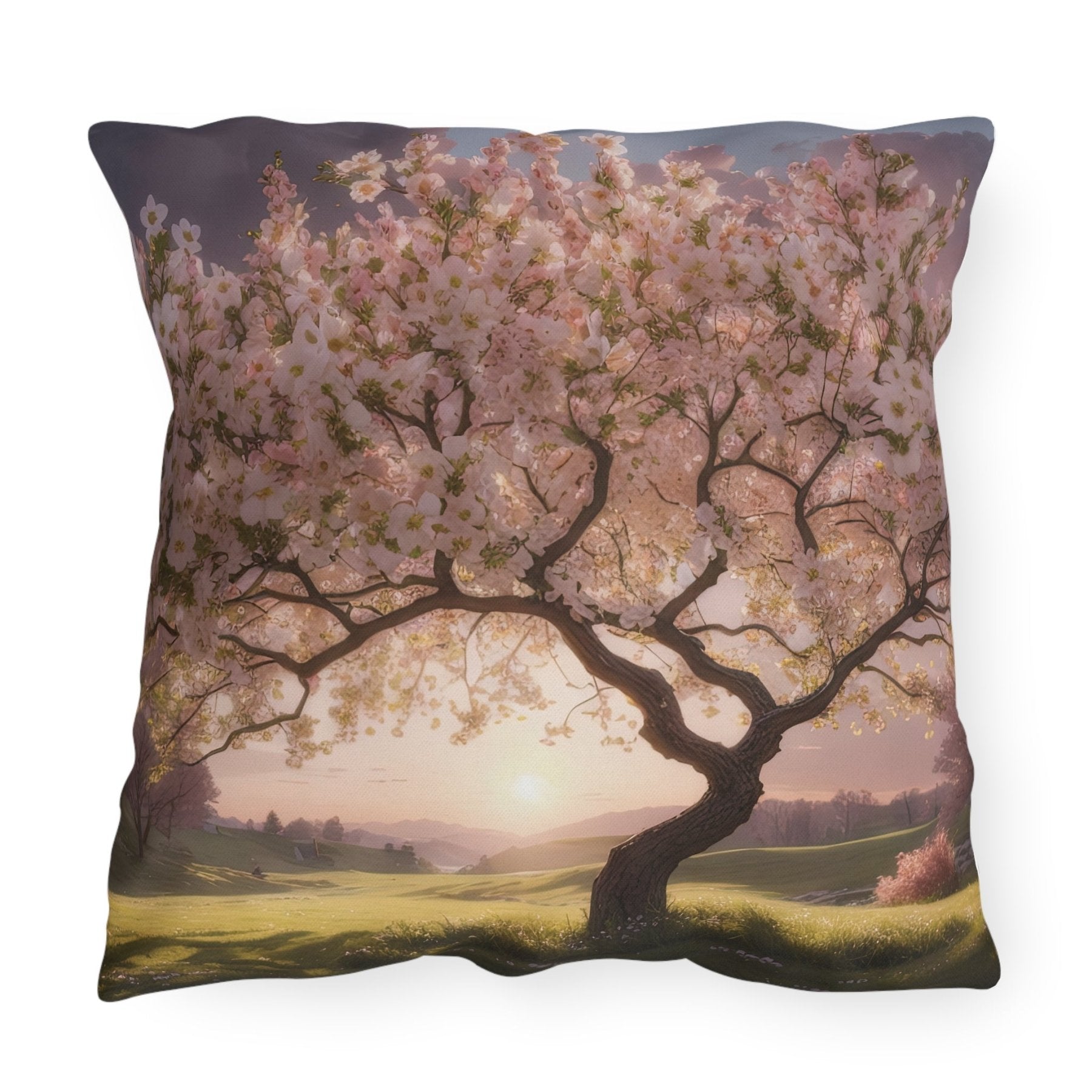 Spring Flowers Outdoor Pillow, Qty 1, (8) - Janlyn's Crafts