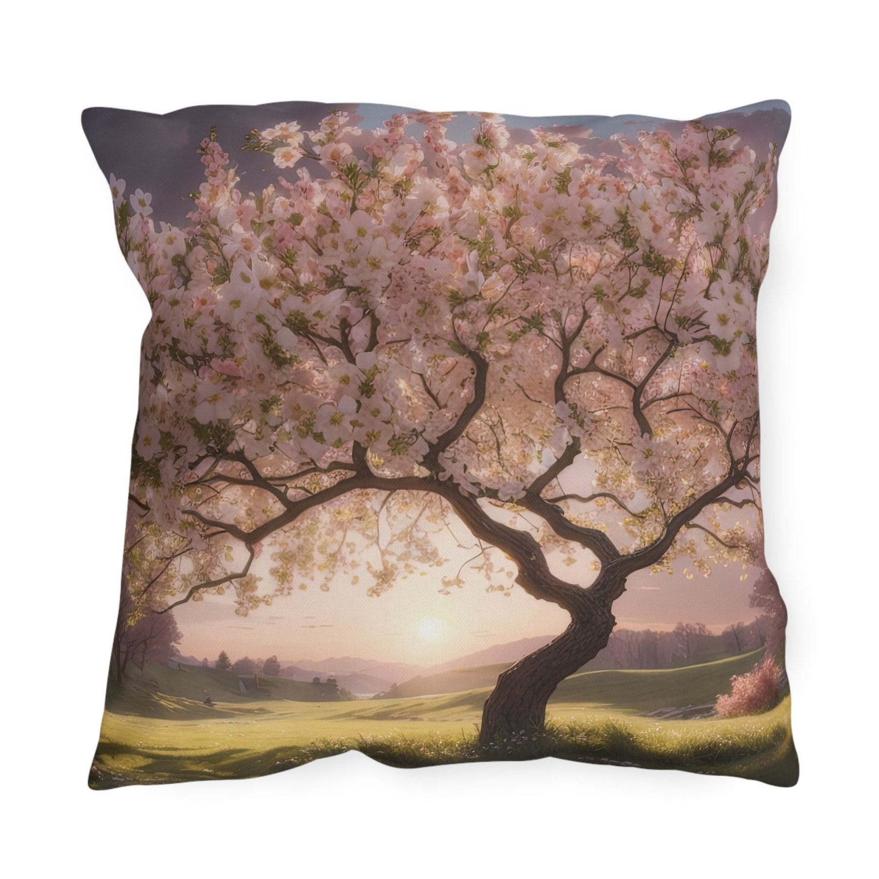 Spring Flowers Outdoor Pillow, Qty 1, (8) - Janlyn's Crafts