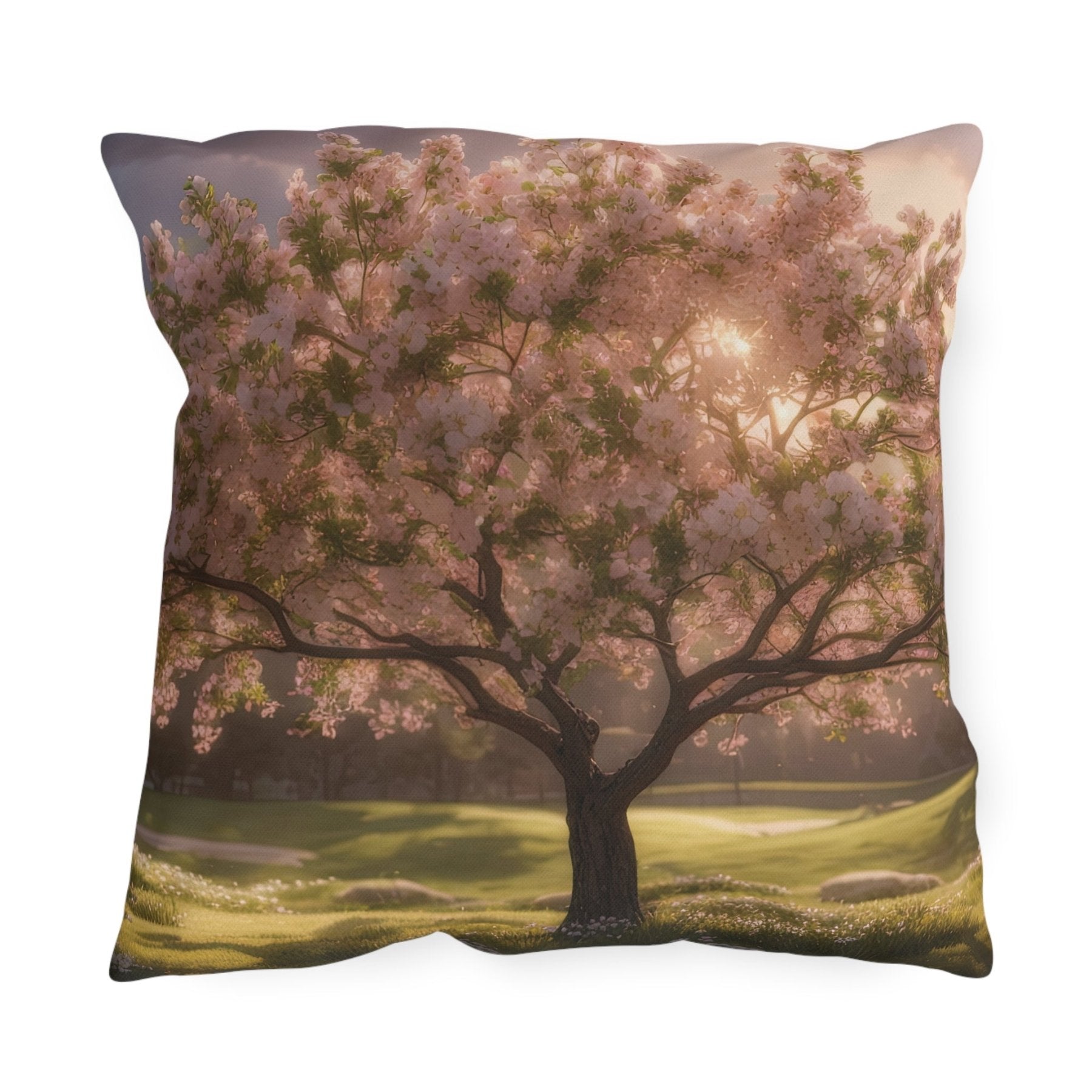 Spring Flowers Outdoor Pillow, Qty 1, (9) - Janlyn's Crafts