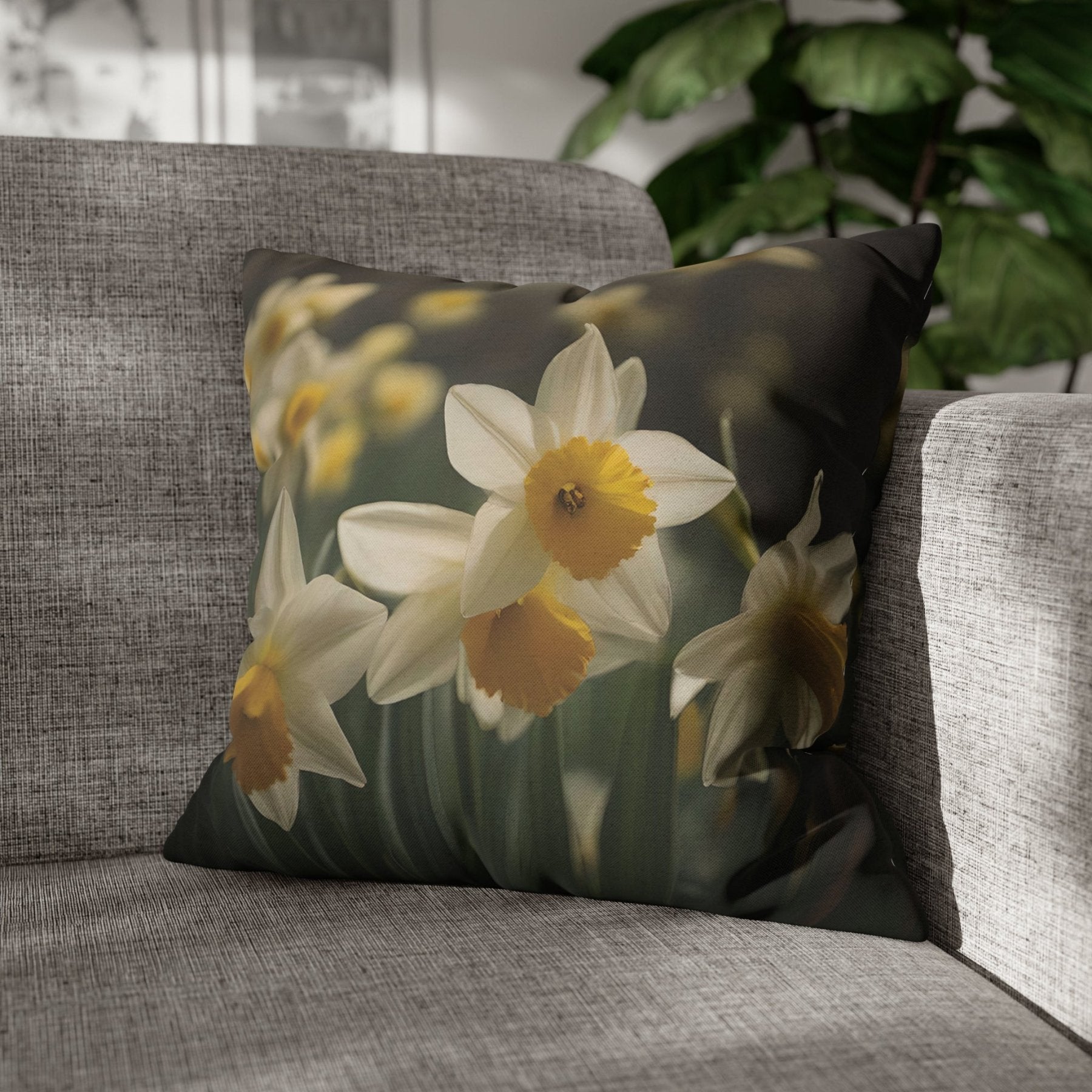 Spring Flowers Throw Pillow Cover, Throw Pillow Case, Qty 1, (1) - Janlyn's Crafts