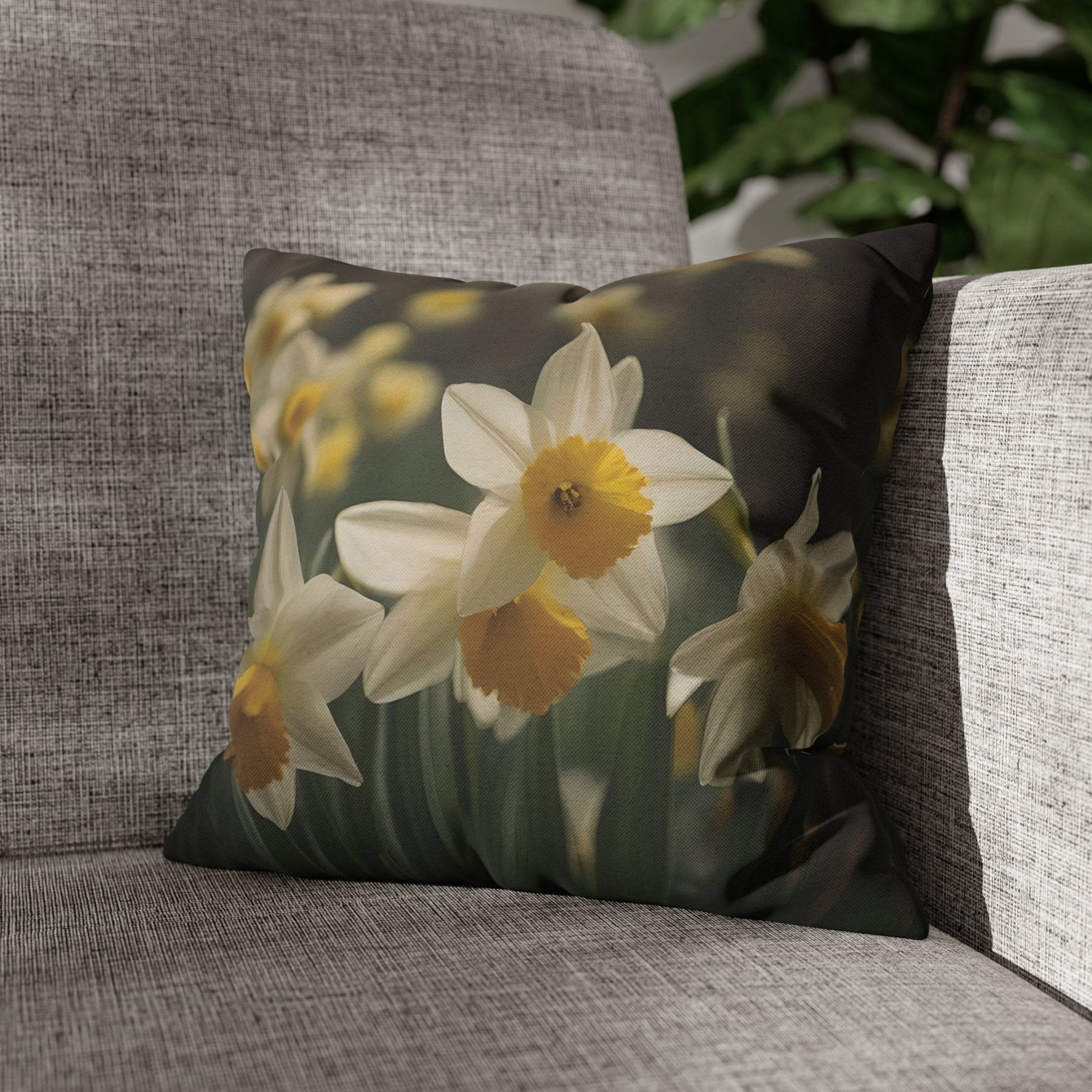 Spring Flowers Throw Pillow Cover, Throw Pillow Case, Qty 1, (1) - Janlyn's Crafts