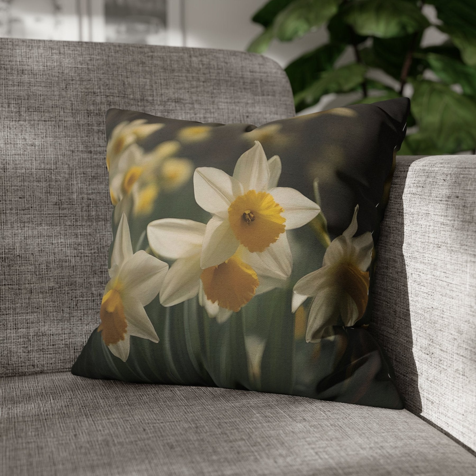 Spring Flowers Throw Pillow Cover, Throw Pillow Case, Qty 1, (1) - Janlyn's Crafts