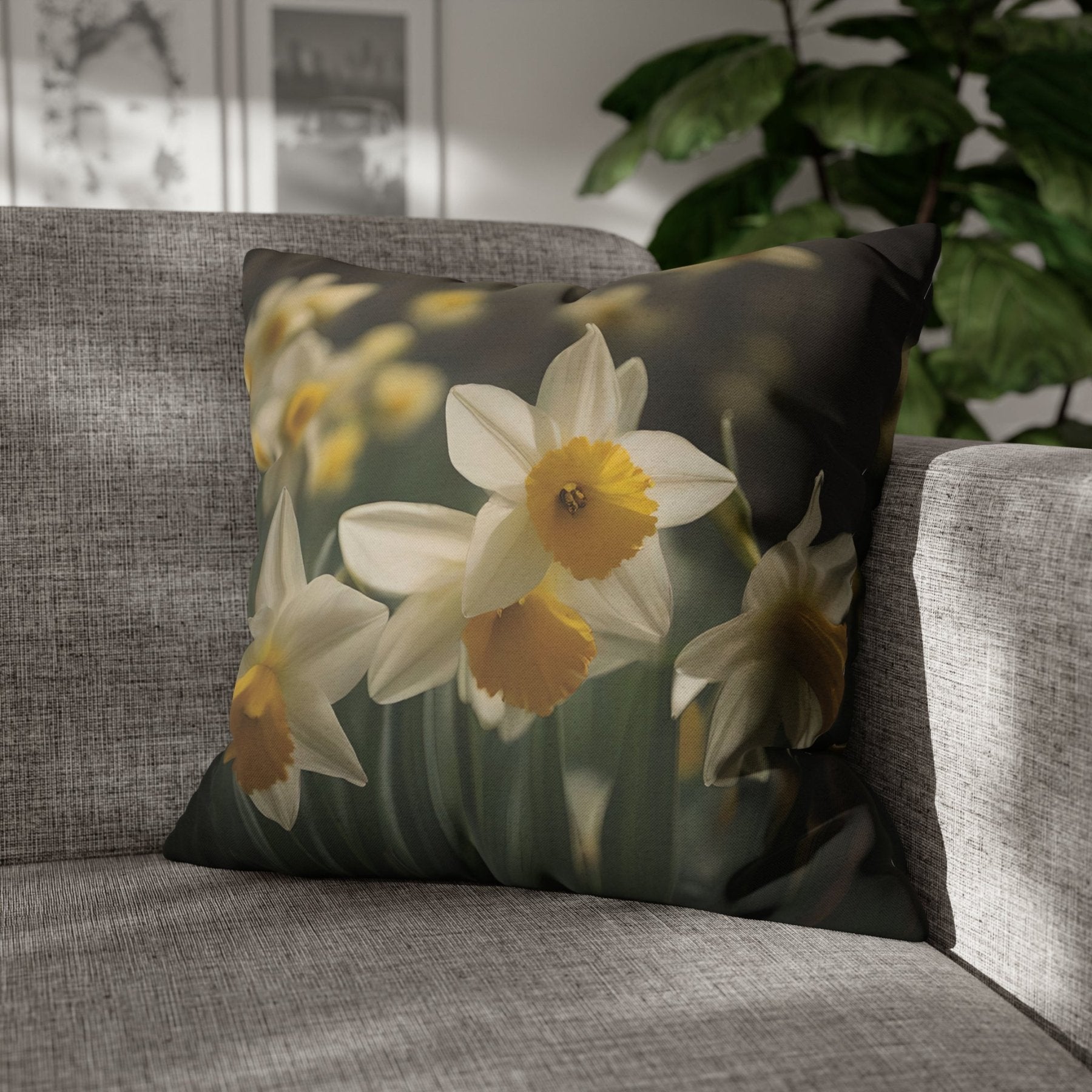 Spring Flowers Throw Pillow Cover, Throw Pillow Case, Qty 1, (1) - Janlyn's Crafts