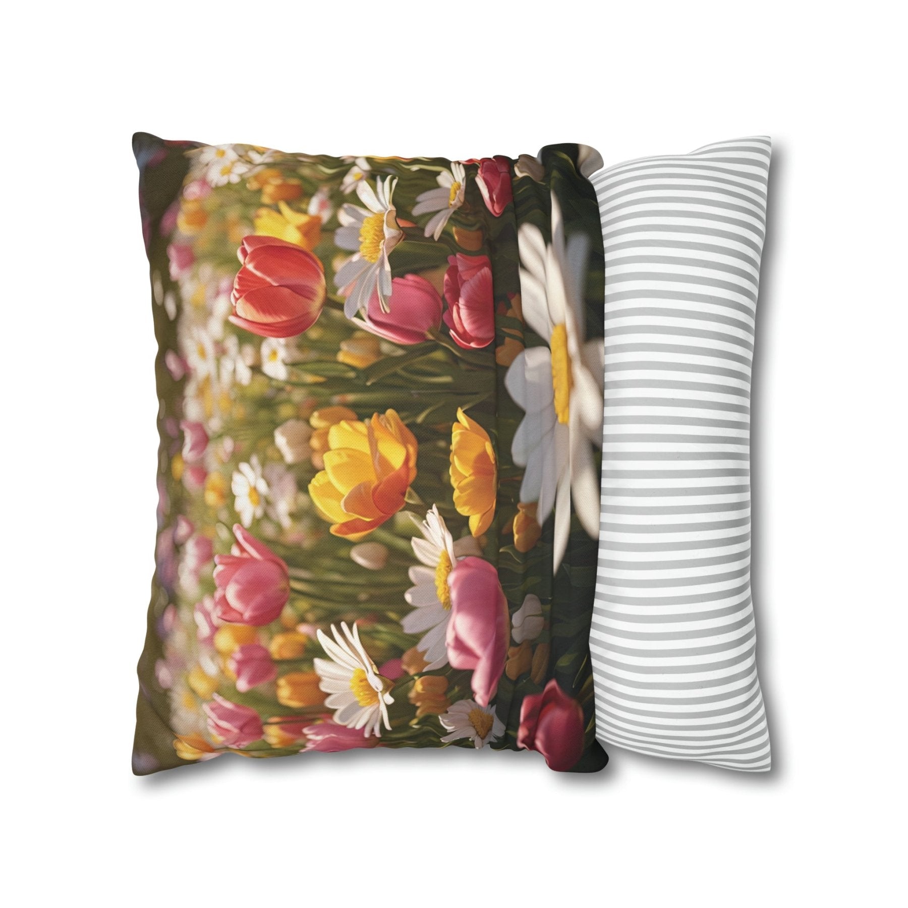 Spring Flowers Throw Pillow Cover, Throw Pillow Case, Qty 1, (11) - Janlyn's Crafts