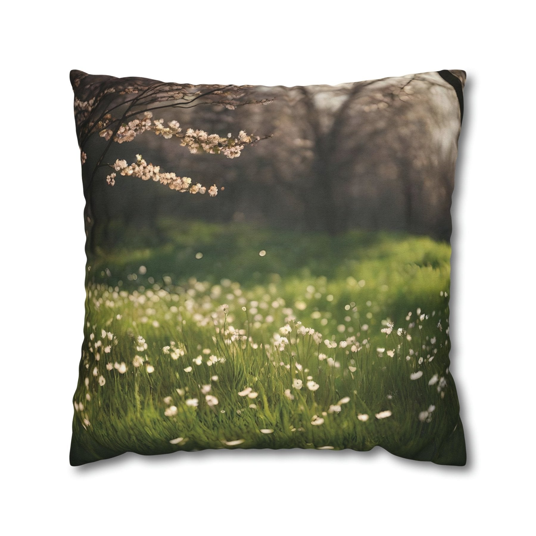 Spring Flowers Throw Pillow Cover, Throw Pillow Case, Qty 1, (15) - Janlyn's Crafts