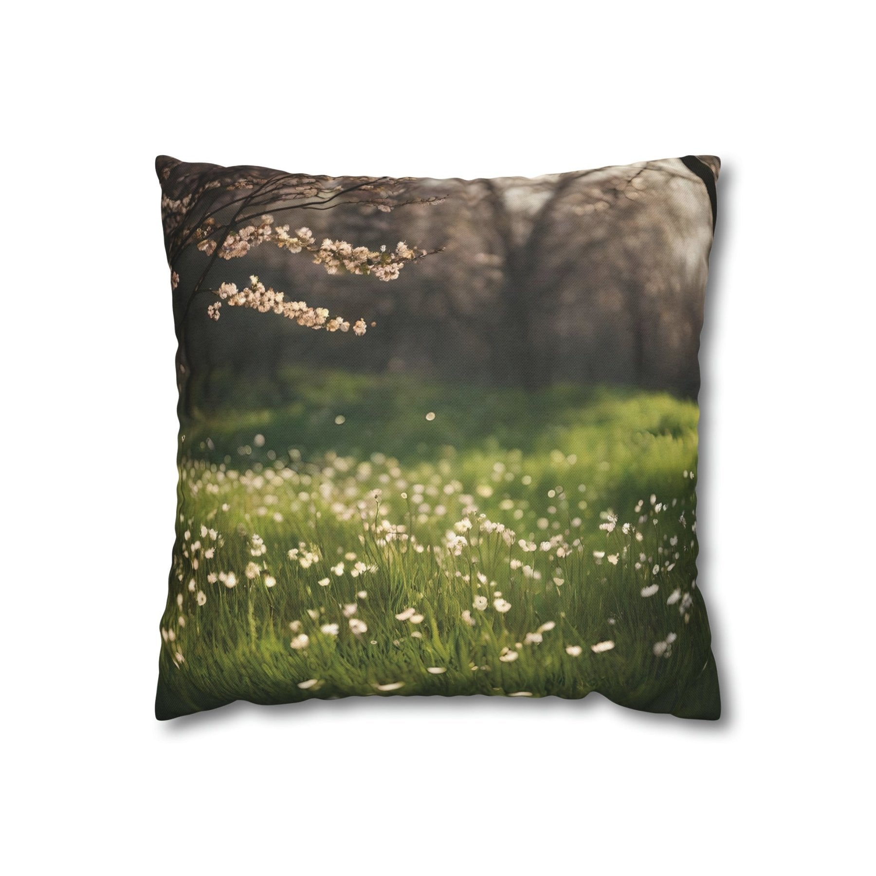 Spring Flowers Throw Pillow Cover, Throw Pillow Case, Qty 1, (15) - Janlyn's Crafts