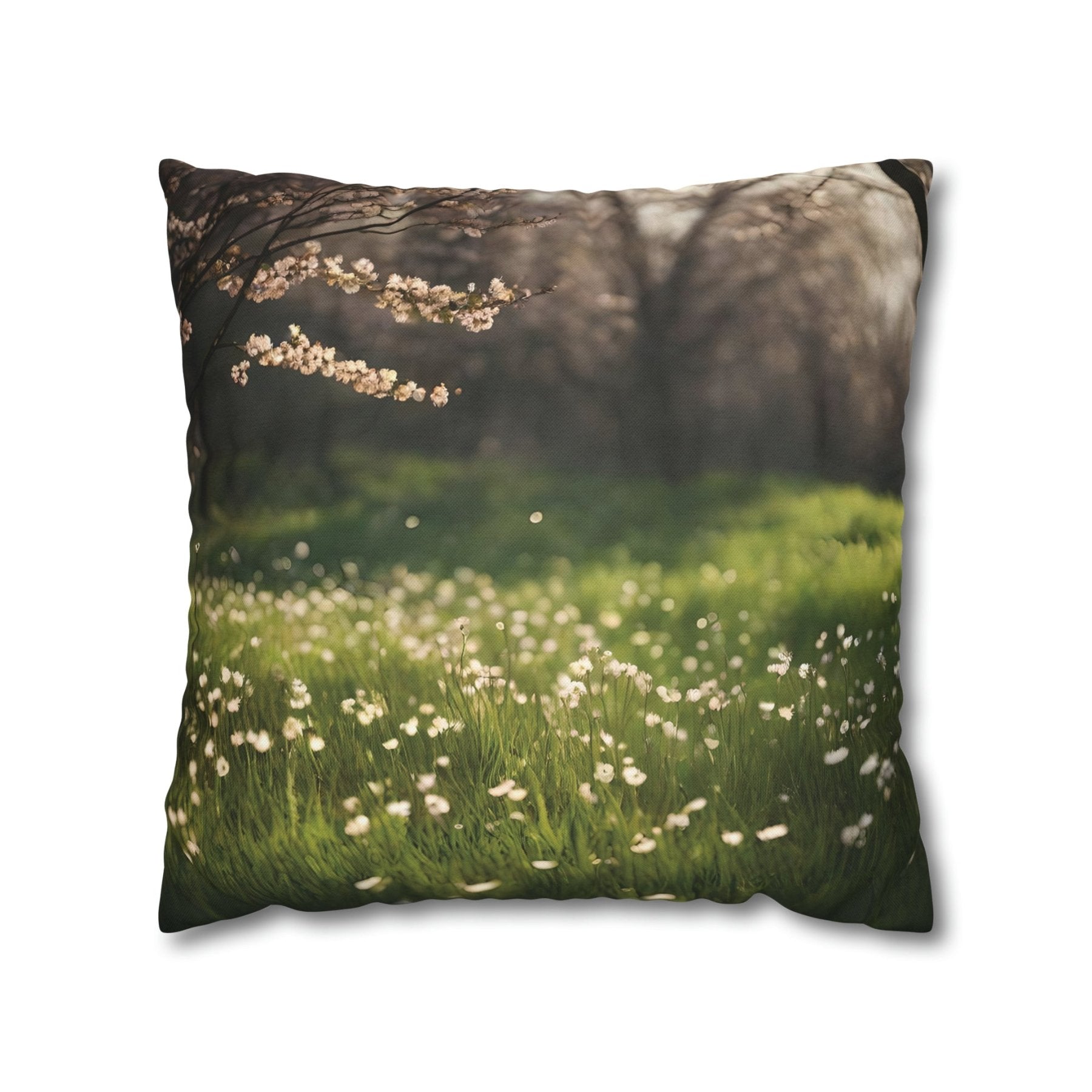 Spring Flowers Throw Pillow Cover, Throw Pillow Case, Qty 1, (15) - Janlyn's Crafts