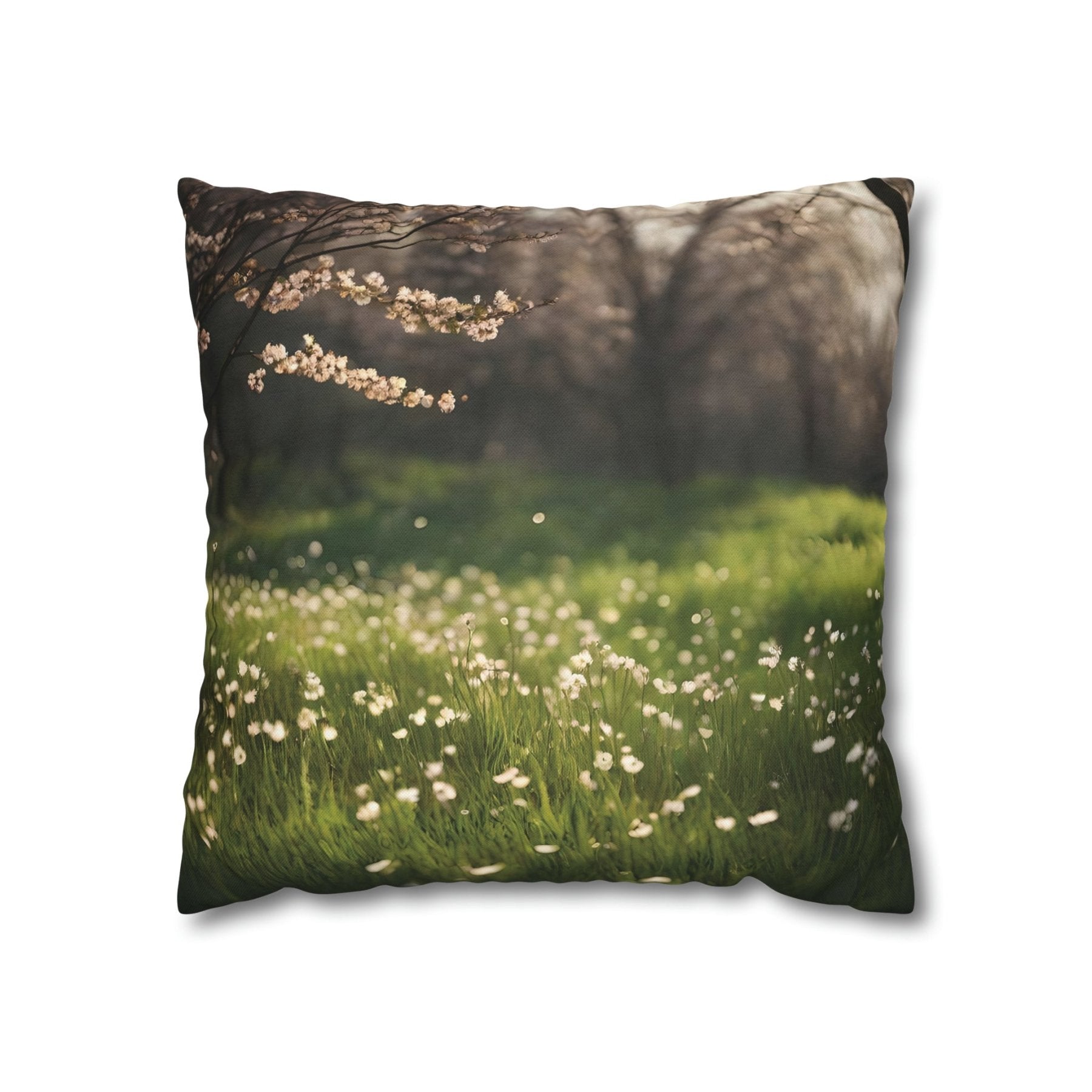 Spring Flowers Throw Pillow Cover, Throw Pillow Case, Qty 1, (15) - Janlyn's Crafts