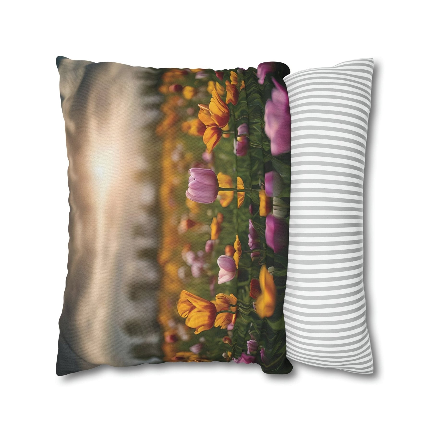 Spring Flowers Throw Pillow Cover, Throw Pillow Case, Qty 1, (17) - Janlyn's Crafts