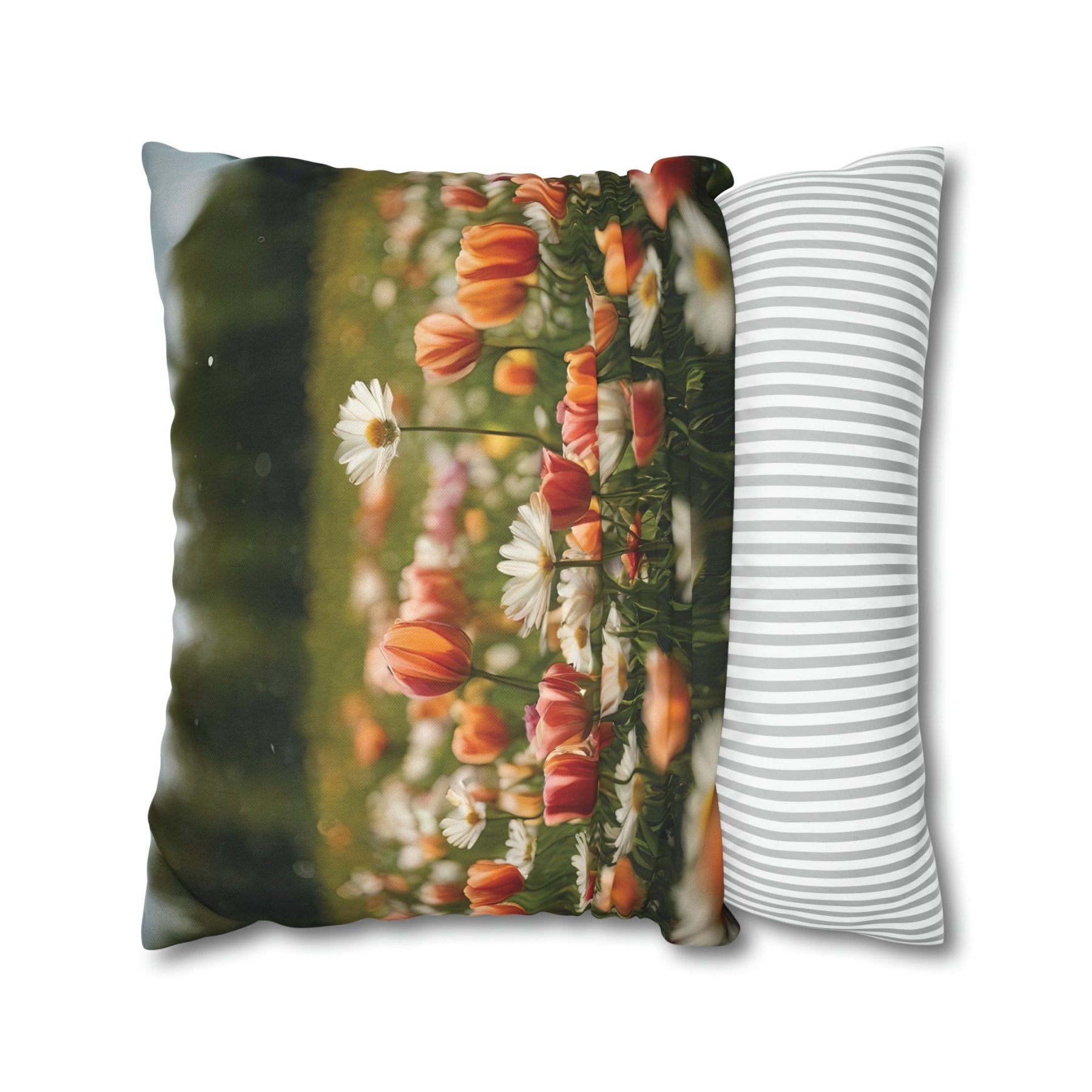 Spring Flowers Throw Pillow Cover, Throw Pillow Case, Qty 1, (18) - Janlyn's Crafts