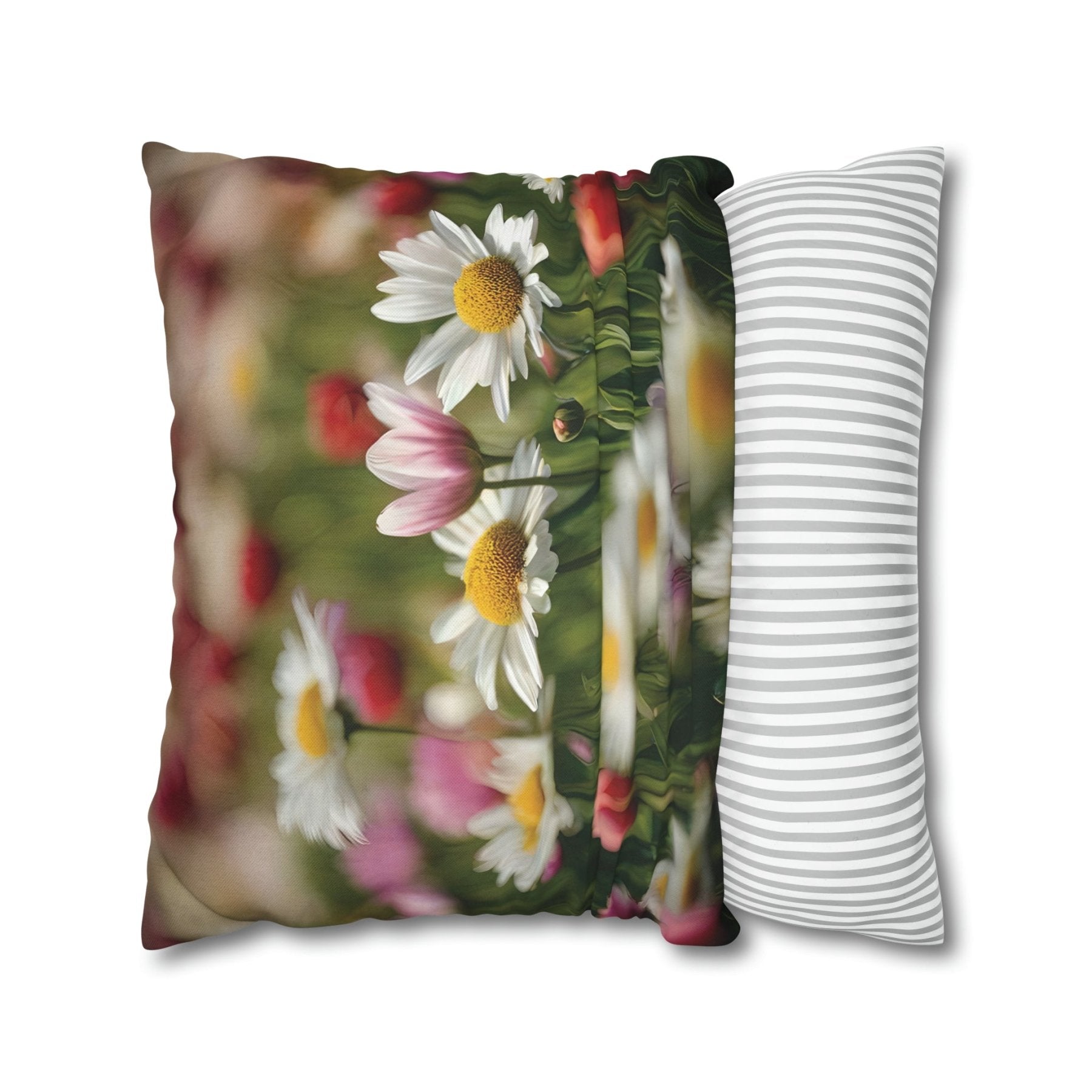 Spring Flowers Throw Pillow Cover, Throw Pillow Case, Qty 1, (19) - Janlyn's Crafts