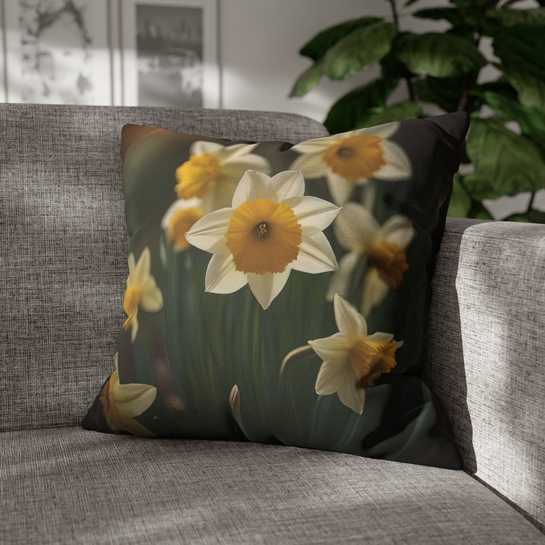 Spring Flowers Throw Pillow Cover, Throw Pillow Case, Qty 1, (2) - Janlyn's Crafts