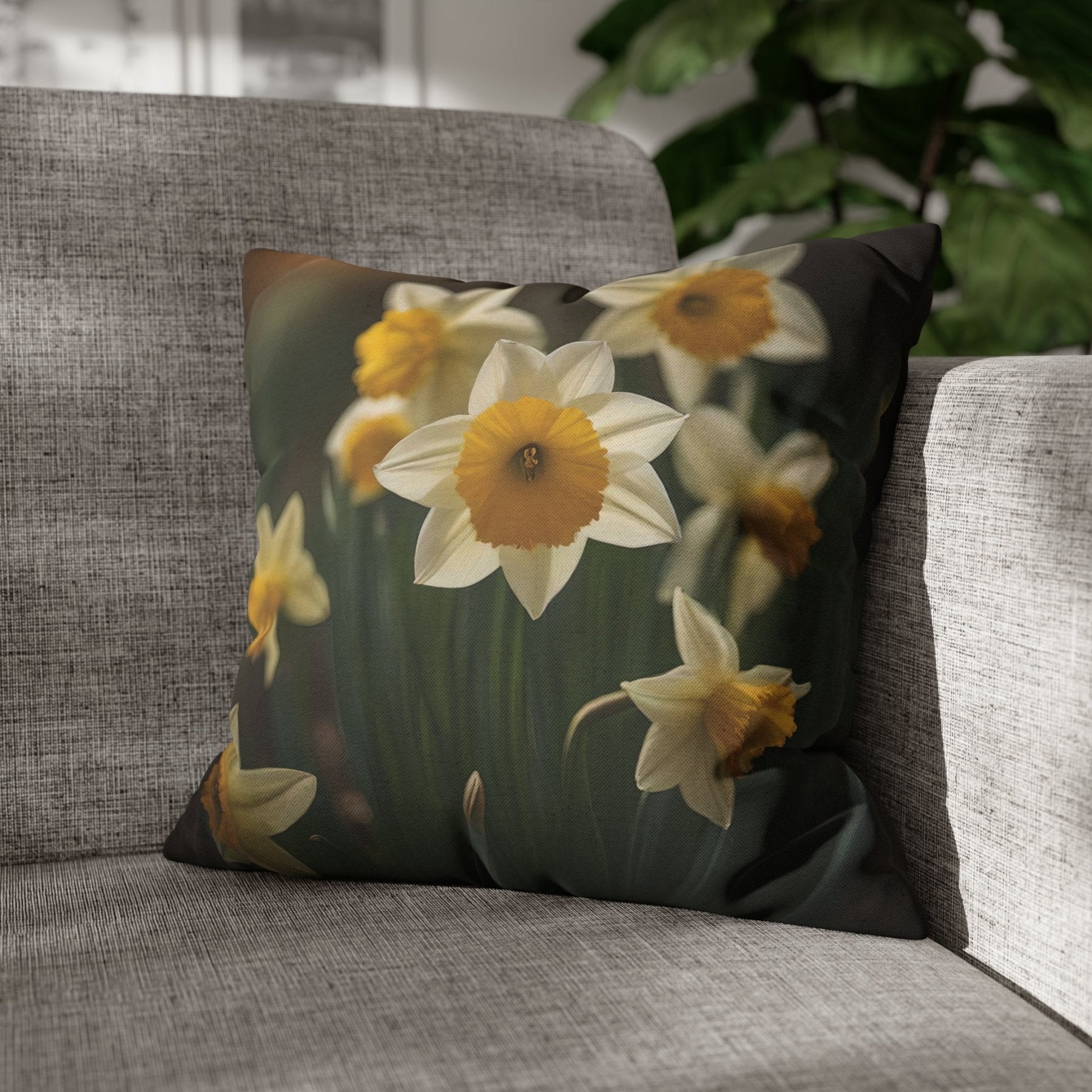 Spring Flowers Throw Pillow Cover, Throw Pillow Case, Qty 1, (2) - Janlyn's Crafts