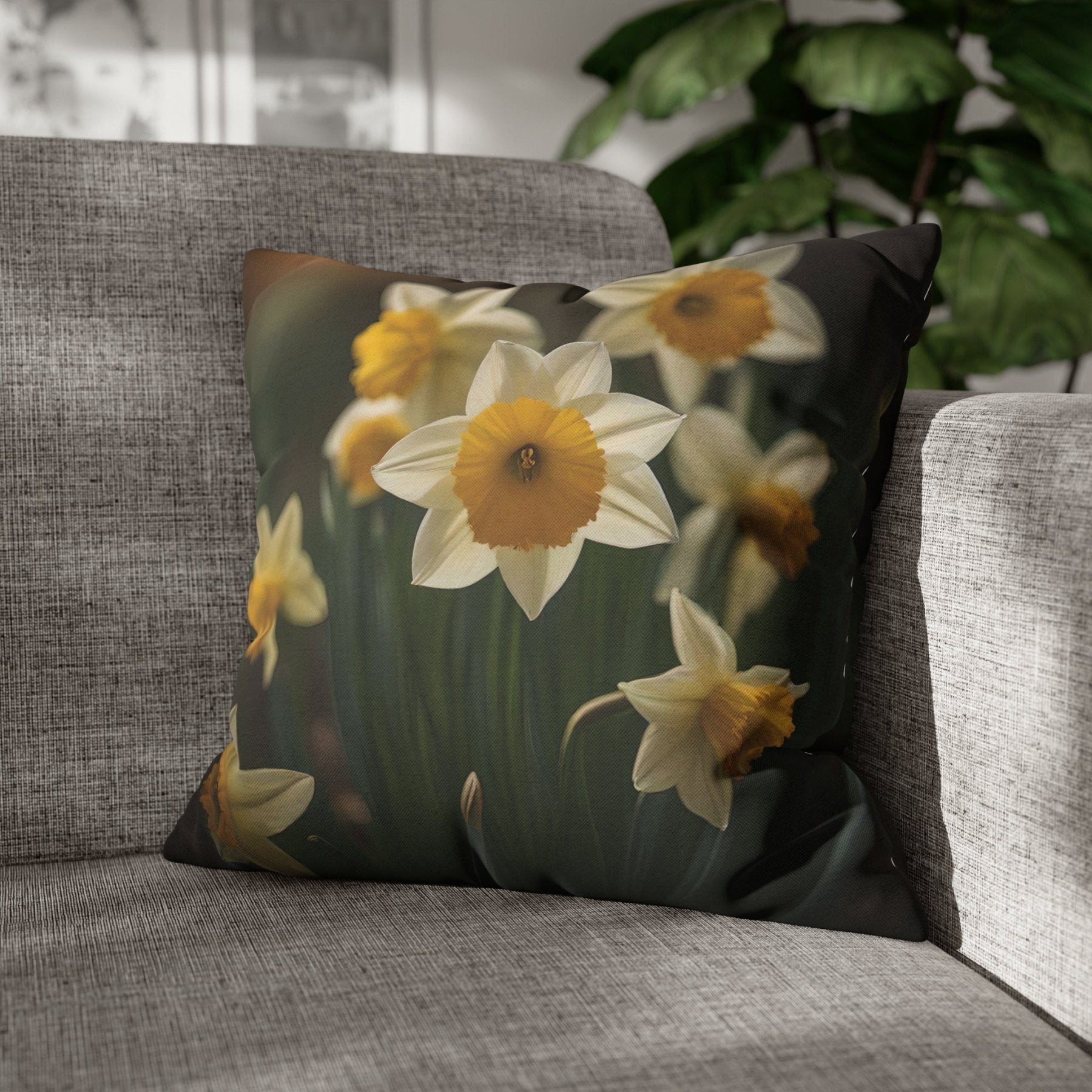 Spring Flowers Throw Pillow Cover, Throw Pillow Case, Qty 1, (2) - Janlyn's Crafts