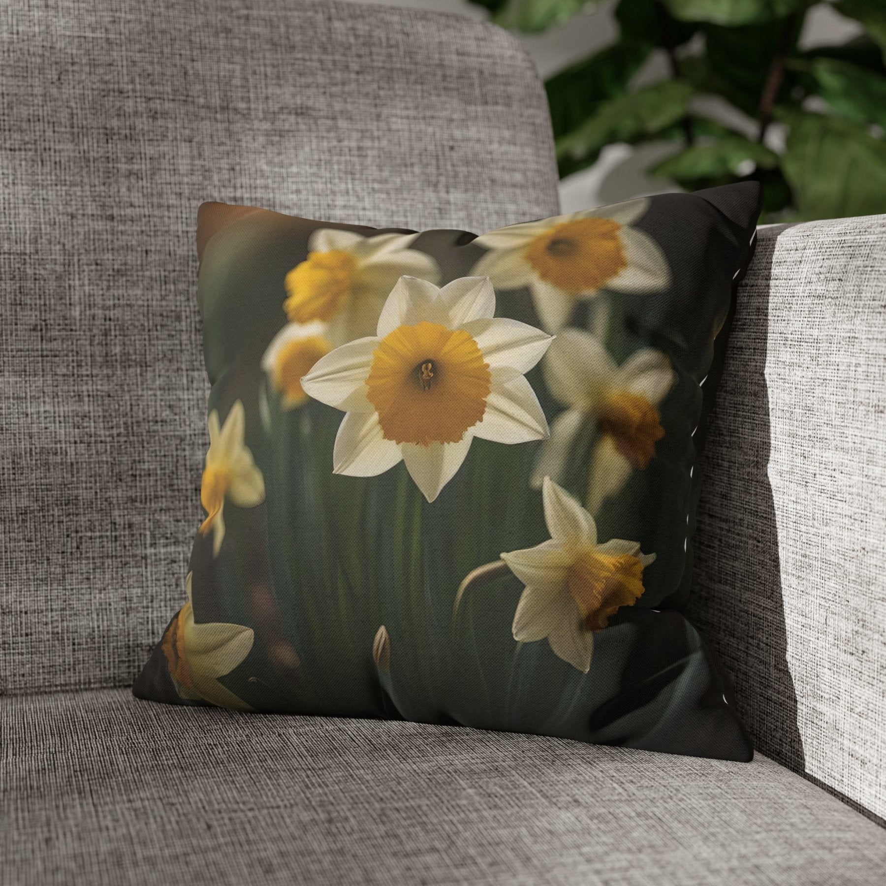 Spring Flowers Throw Pillow Cover, Throw Pillow Case, Qty 1, (2) - Janlyn's Crafts