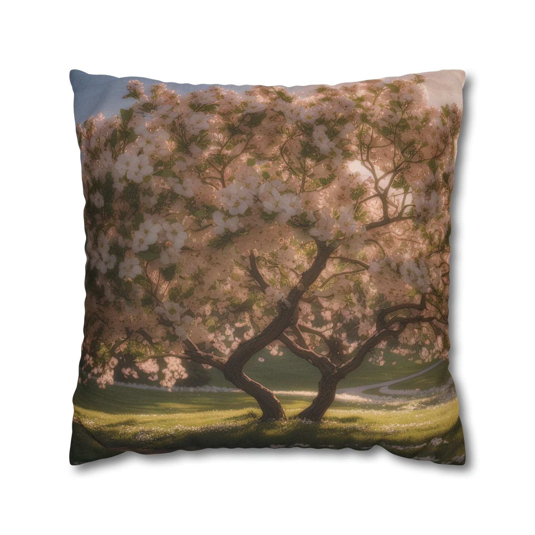 Spring Flowers Throw Pillow Cover, Throw Pillow Case, Qty 1, (6) - Janlyn's Crafts