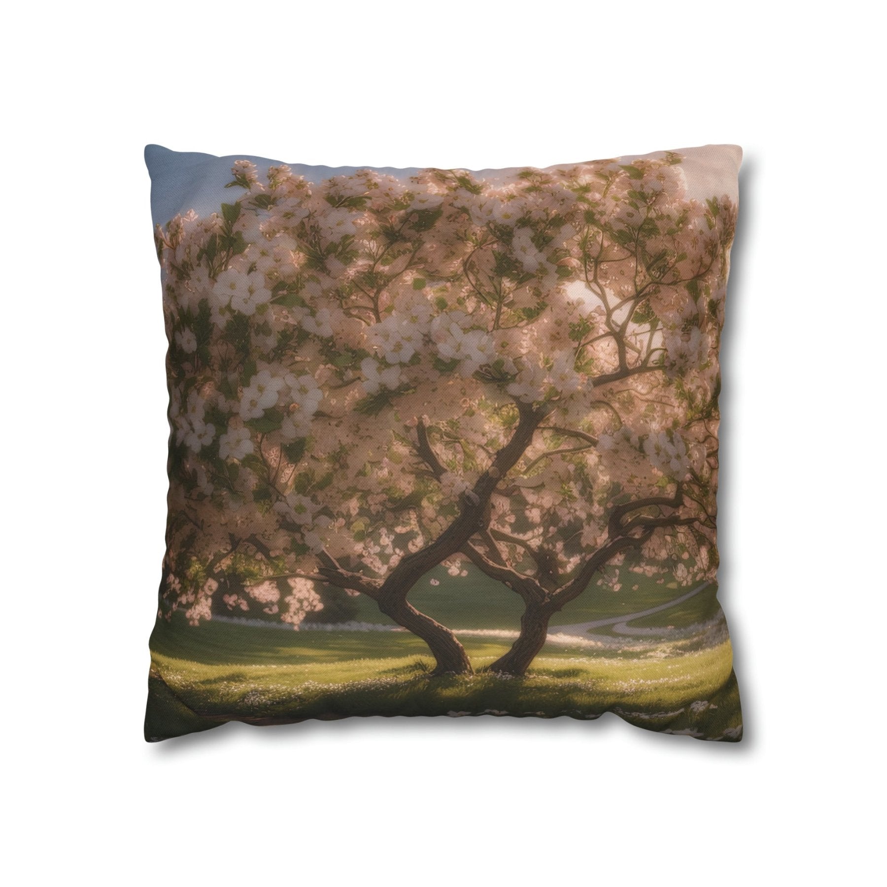 Spring Flowers Throw Pillow Cover, Throw Pillow Case, Qty 1, (6) - Janlyn's Crafts