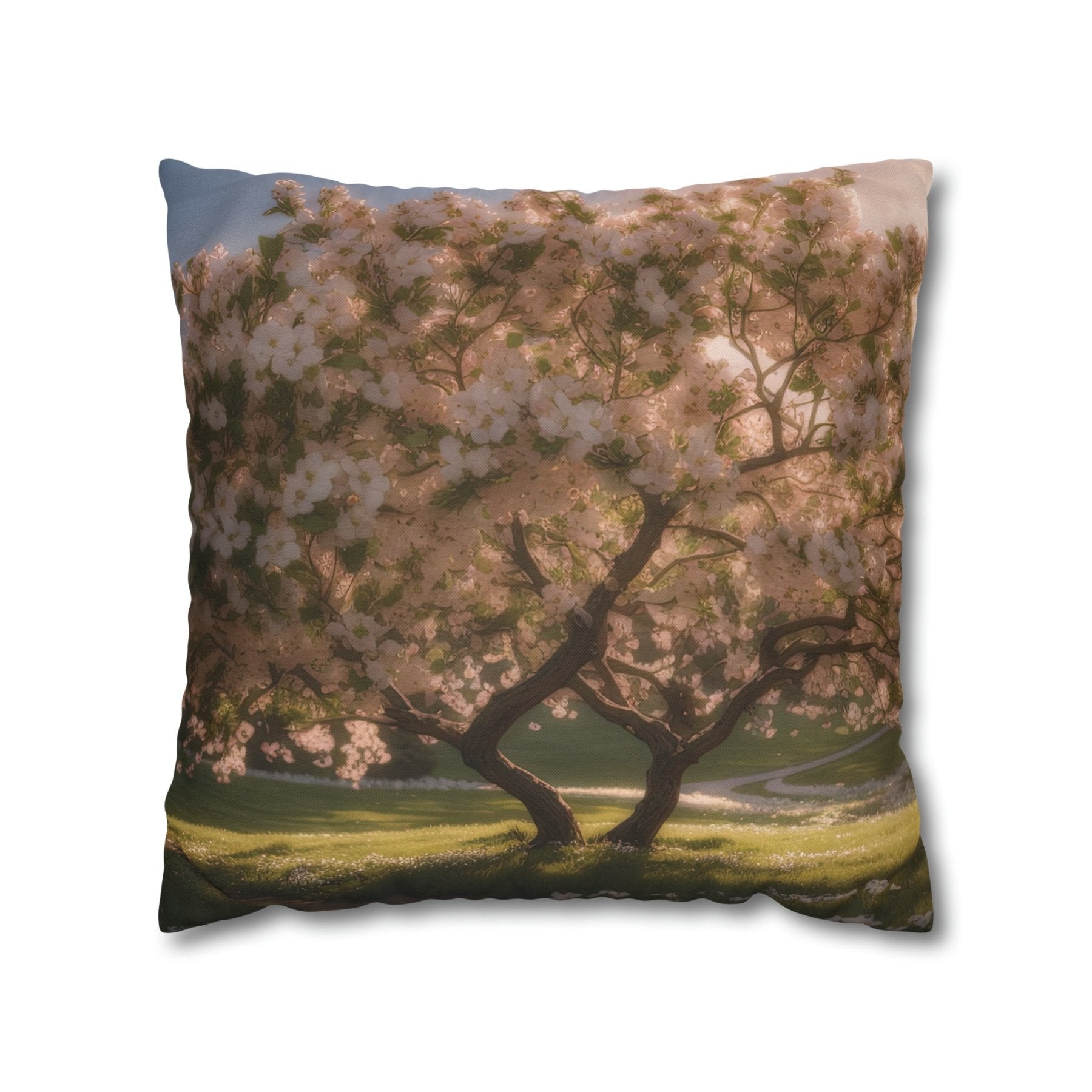 Spring Flowers Throw Pillow Cover, Throw Pillow Case, Qty 1, (6) - Janlyn's Crafts