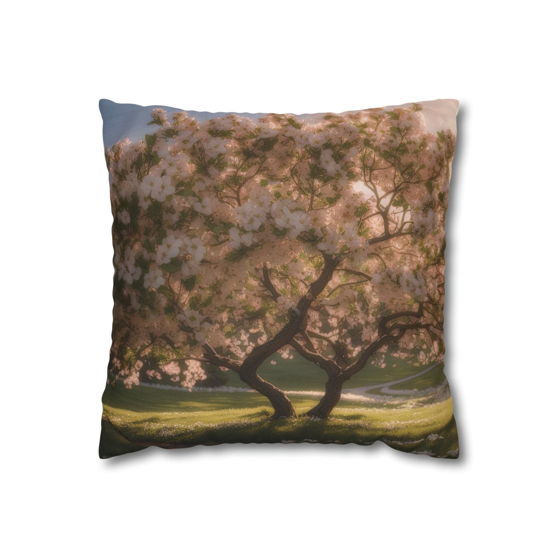 Spring Flowers Throw Pillow Cover, Throw Pillow Case, Qty 1, (6) - Janlyn's Crafts