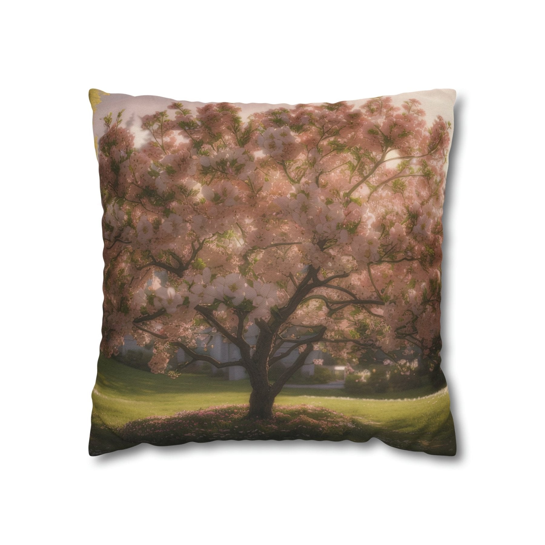 Spring Flowers Throw Pillow Cover, Throw Pillow Case, Qty 1, (7) - Janlyn's Crafts