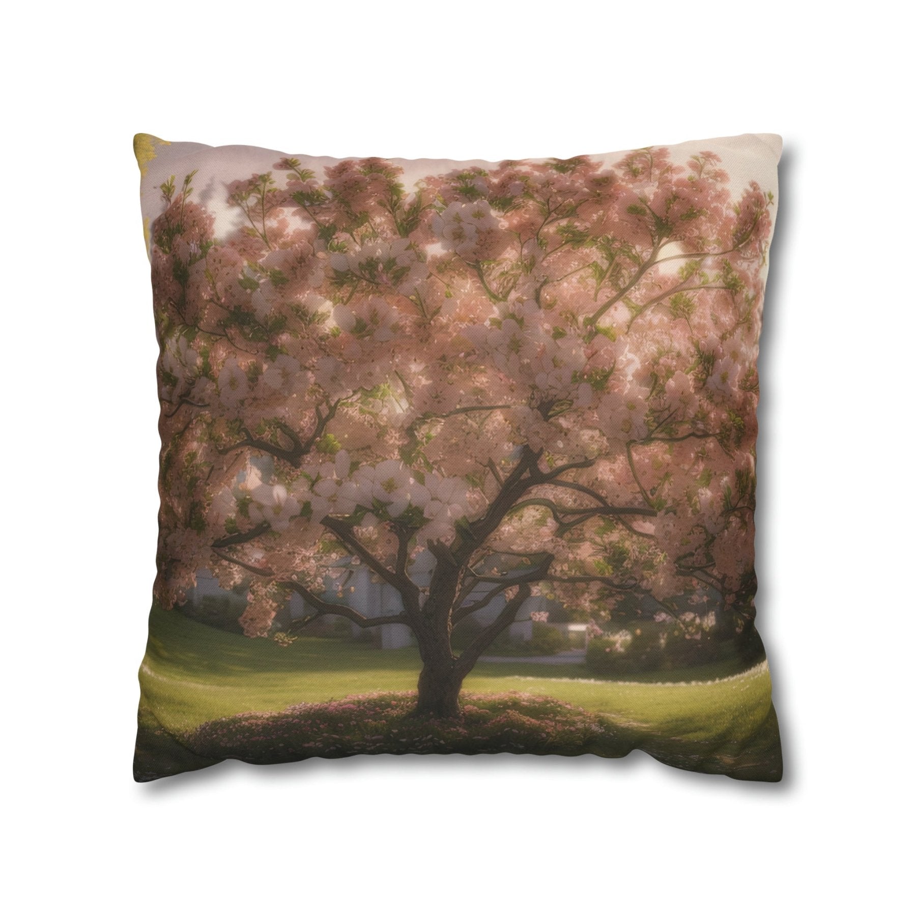 Spring Flowers Throw Pillow Cover, Throw Pillow Case, Qty 1, (7) - Janlyn's Crafts