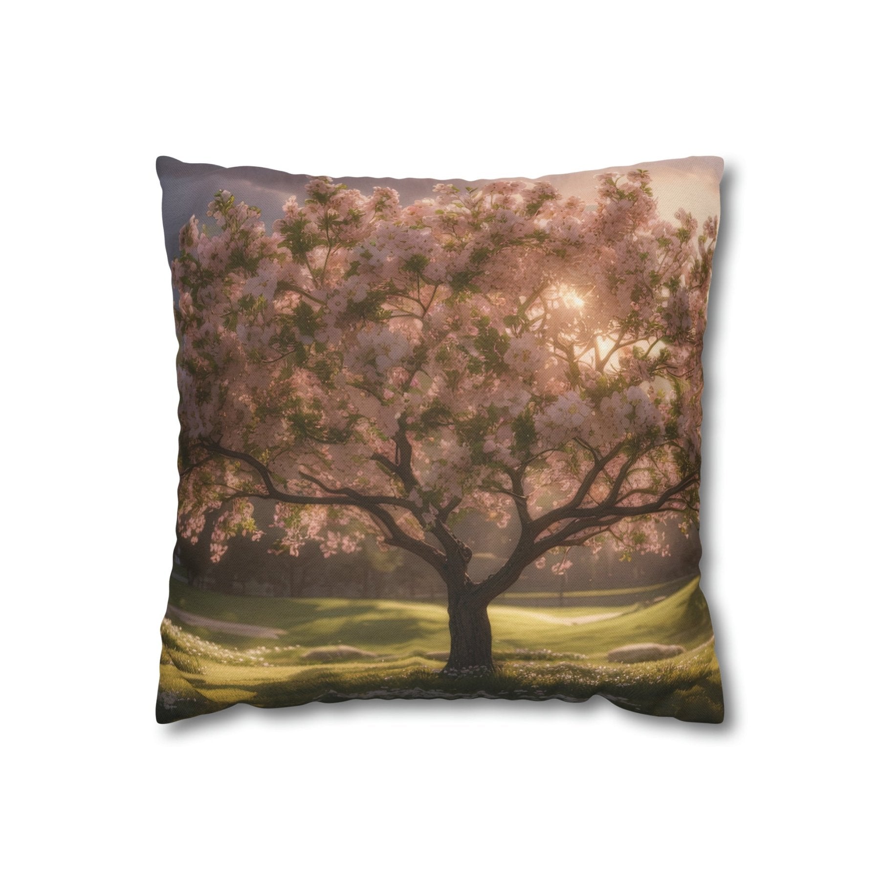 Spring Flowers Throw Pillow Cover, Throw Pillow Case, Qty 1, (9) - Janlyn's Crafts