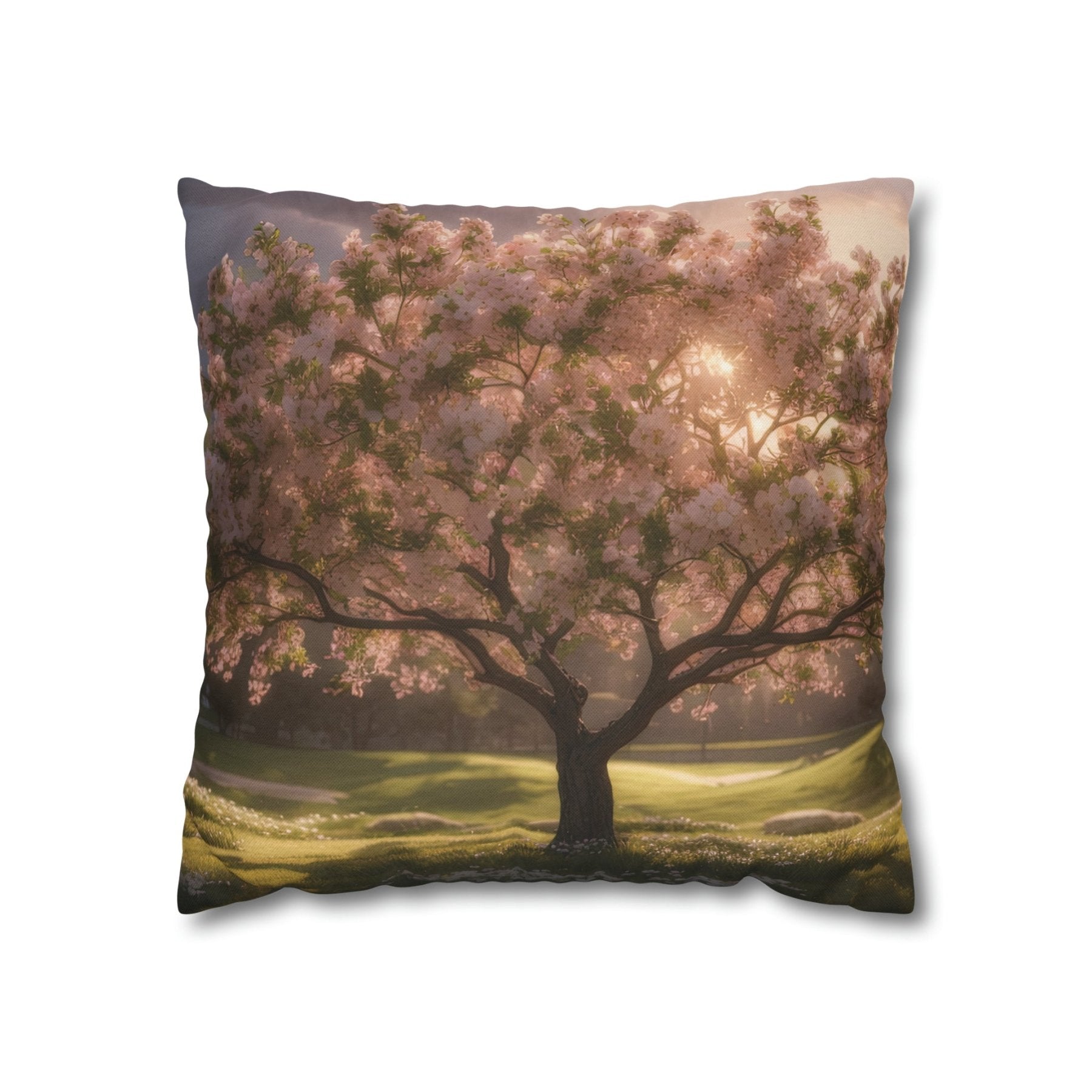 Spring Flowers Throw Pillow Cover, Throw Pillow Case, Qty 1, (9) - Janlyn's Crafts