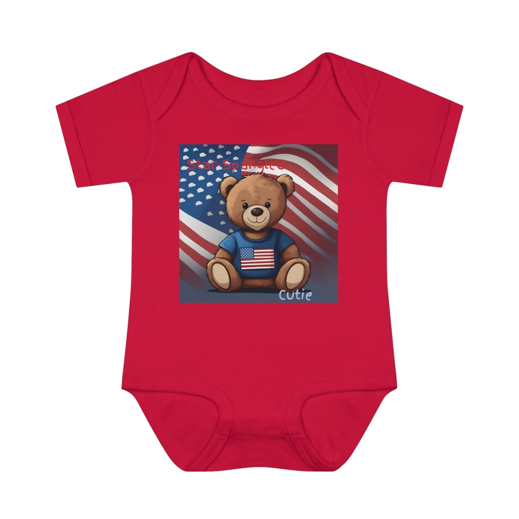 Star Spangled Cutie, Onesie, Bodysuit, 0M-24M - Janlyn's Crafts