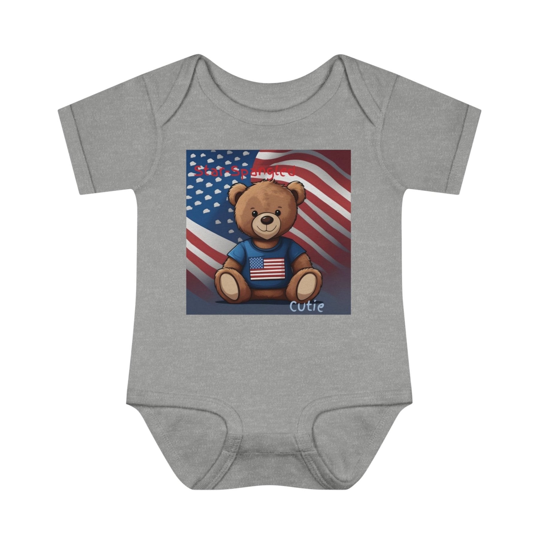 Star Spangled Cutie, Onesie, Bodysuit, 0M-24M - Janlyn's Crafts