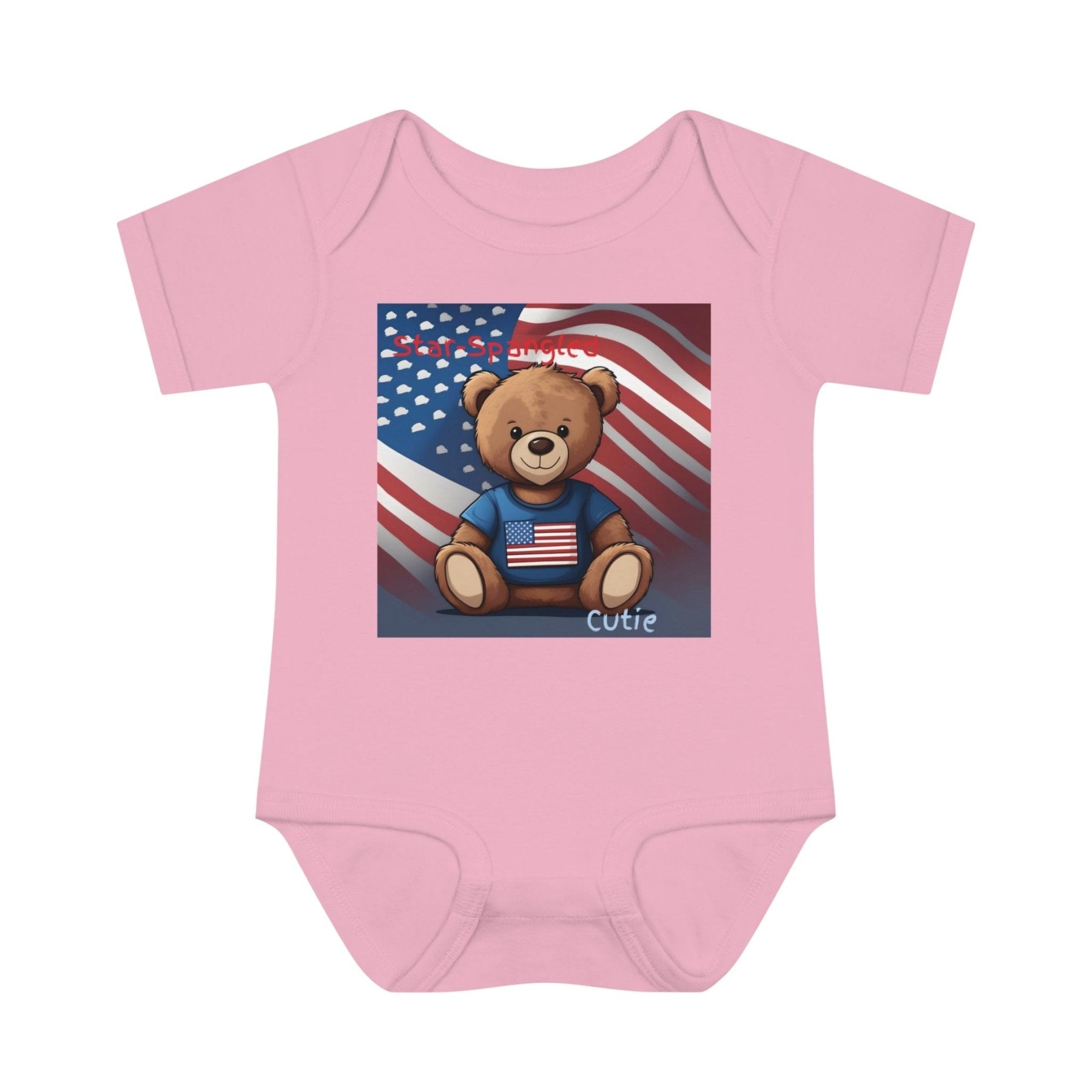 Star Spangled Cutie, Onesie, Bodysuit, 0M-24M - Janlyn's Crafts