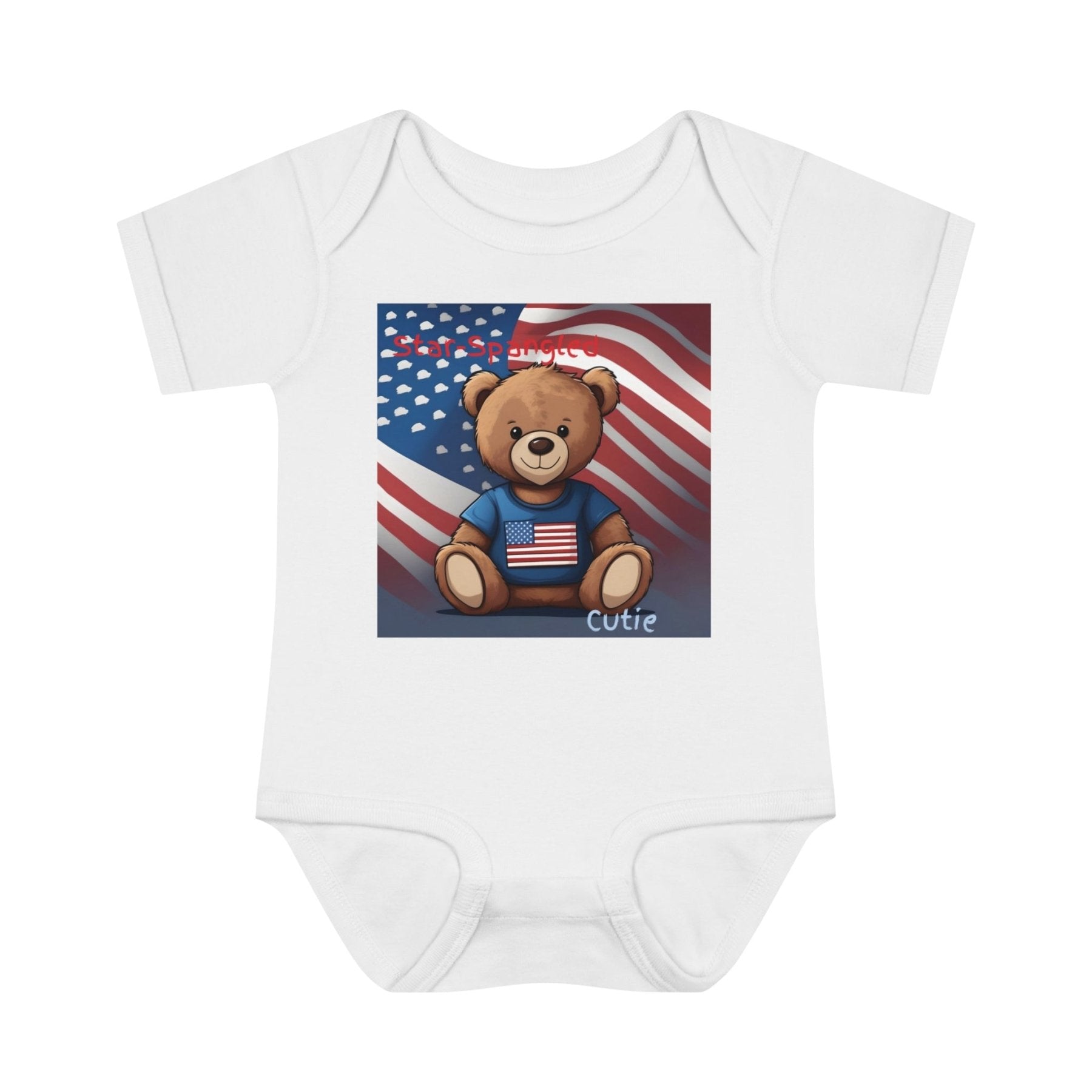 Star Spangled Cutie, Onesie, Bodysuit, 0M-24M - Janlyn's Crafts