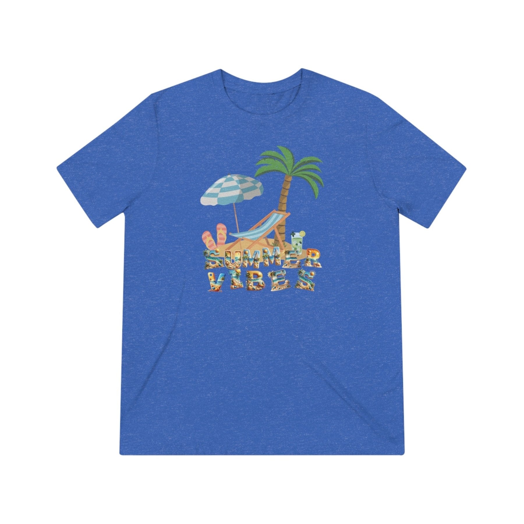 Summer Vibes, Unisex Triblend T - Shirt - Janlyn's Crafts