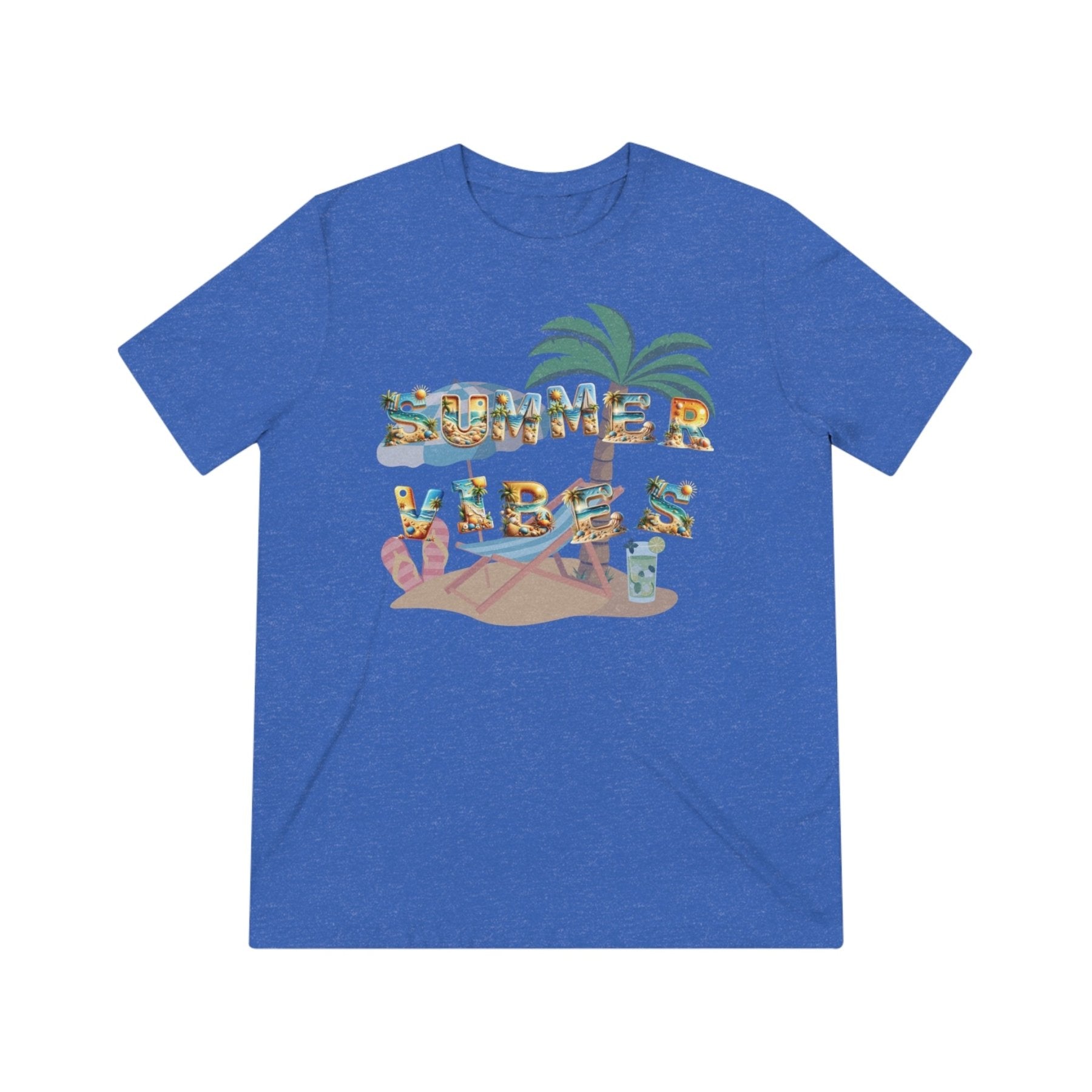 Summer Vibes, Unisex Triblend T - Shirt - Janlyn's Crafts